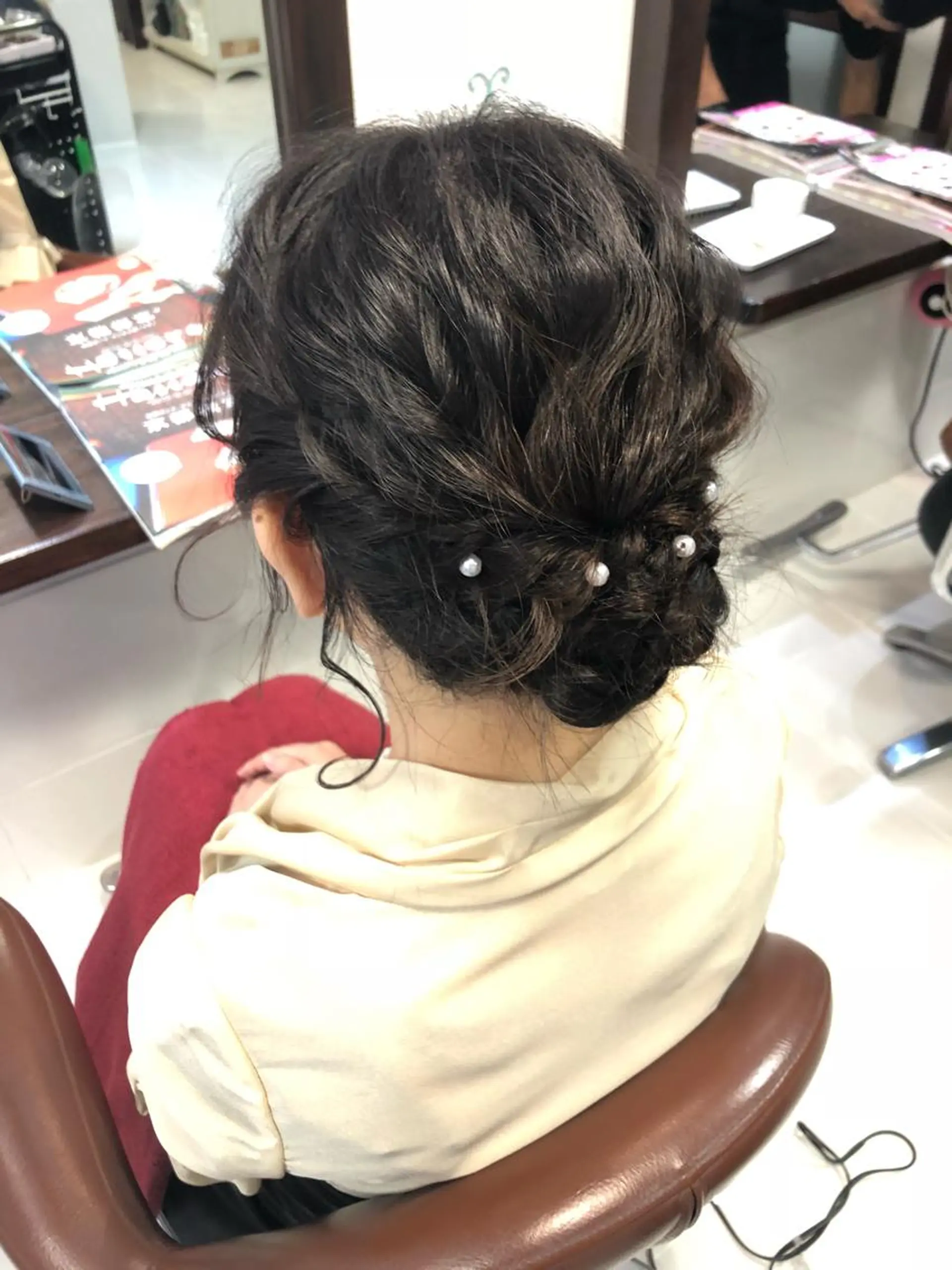 ミディアム ヘアアレンジ N°+aero 🦔近藤　のぞみ🦔のヘアスタイル