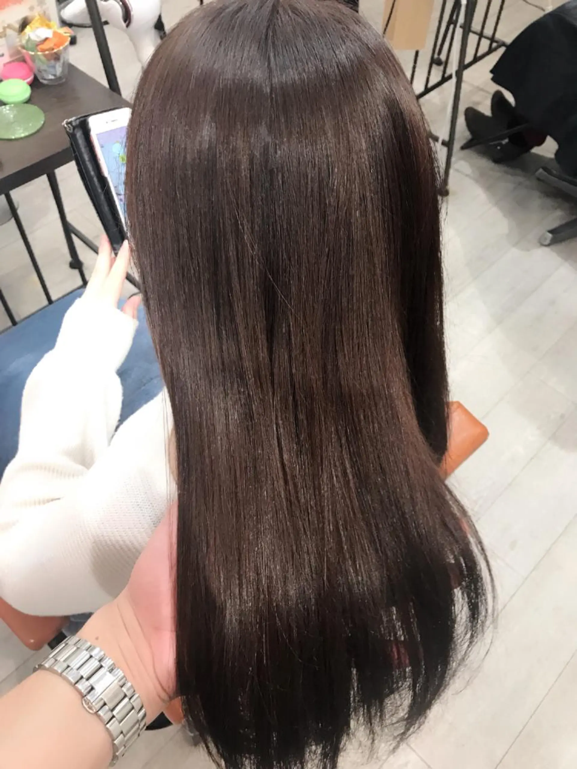 カラー ピンクカラー ヘアカラー トリートメント ヘッドスパ グレージュ/髪質改善 Yamato.hのヘアスタイル