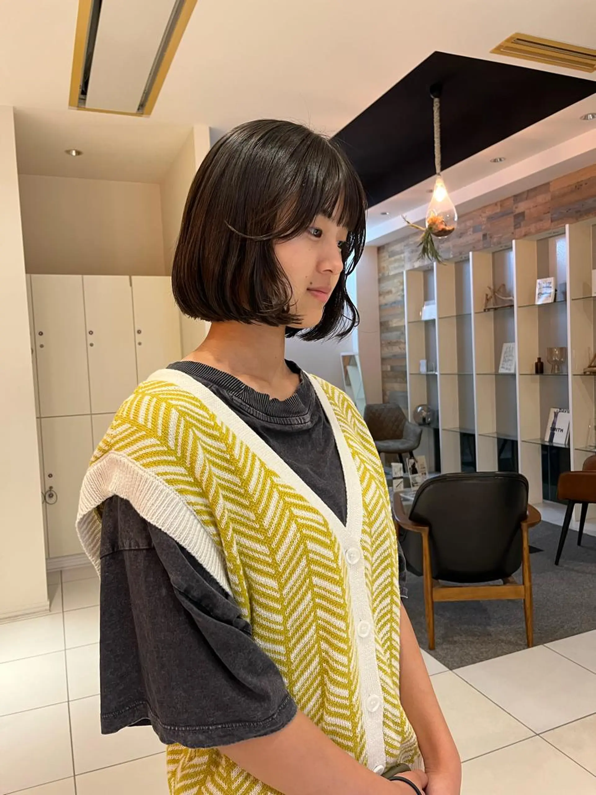 ミディアム sabo ladies salon所属・ヨシカ/透明感カラー 酸性ストレートのヘアスタイル