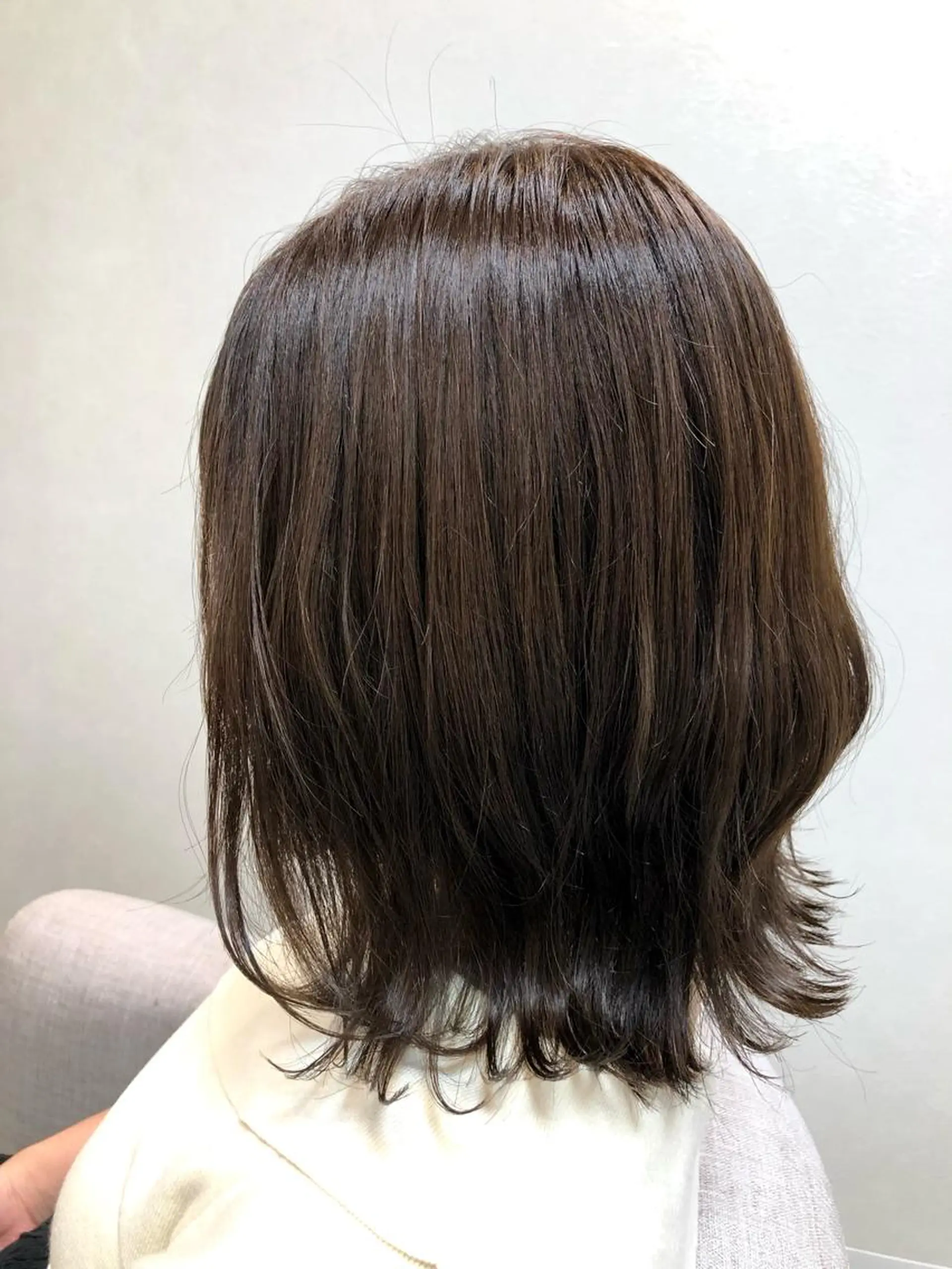 ショート アッシュ ヘアカラー トリートメント ショート/白髪ぼかし 君和田若菜のヘアスタイル