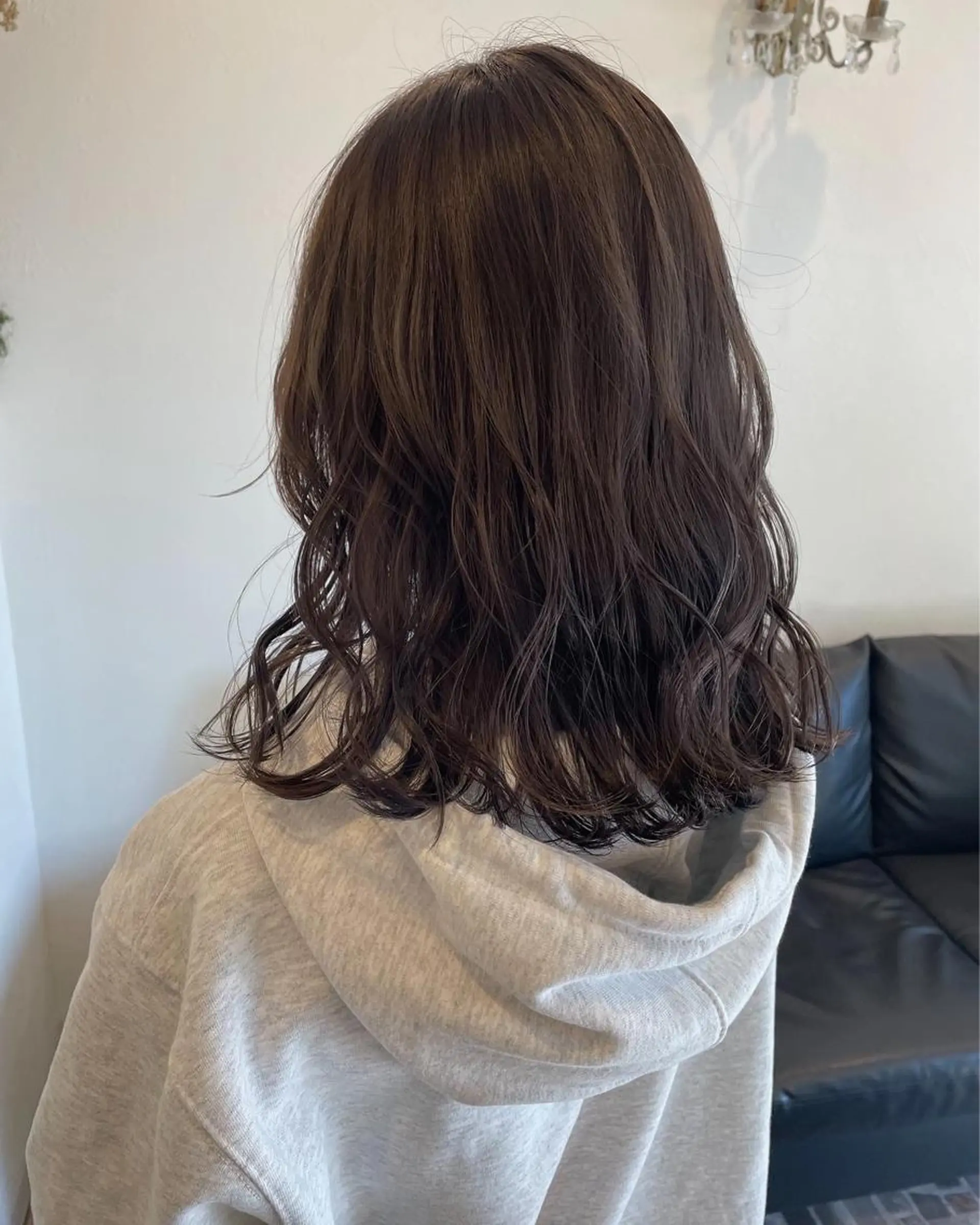 セミロング カラー ブリーチ グレージュ シルバー シルバーグレージュ ヘアカラー m ā l o.🌷 サカモトマイコのヘアスタイル