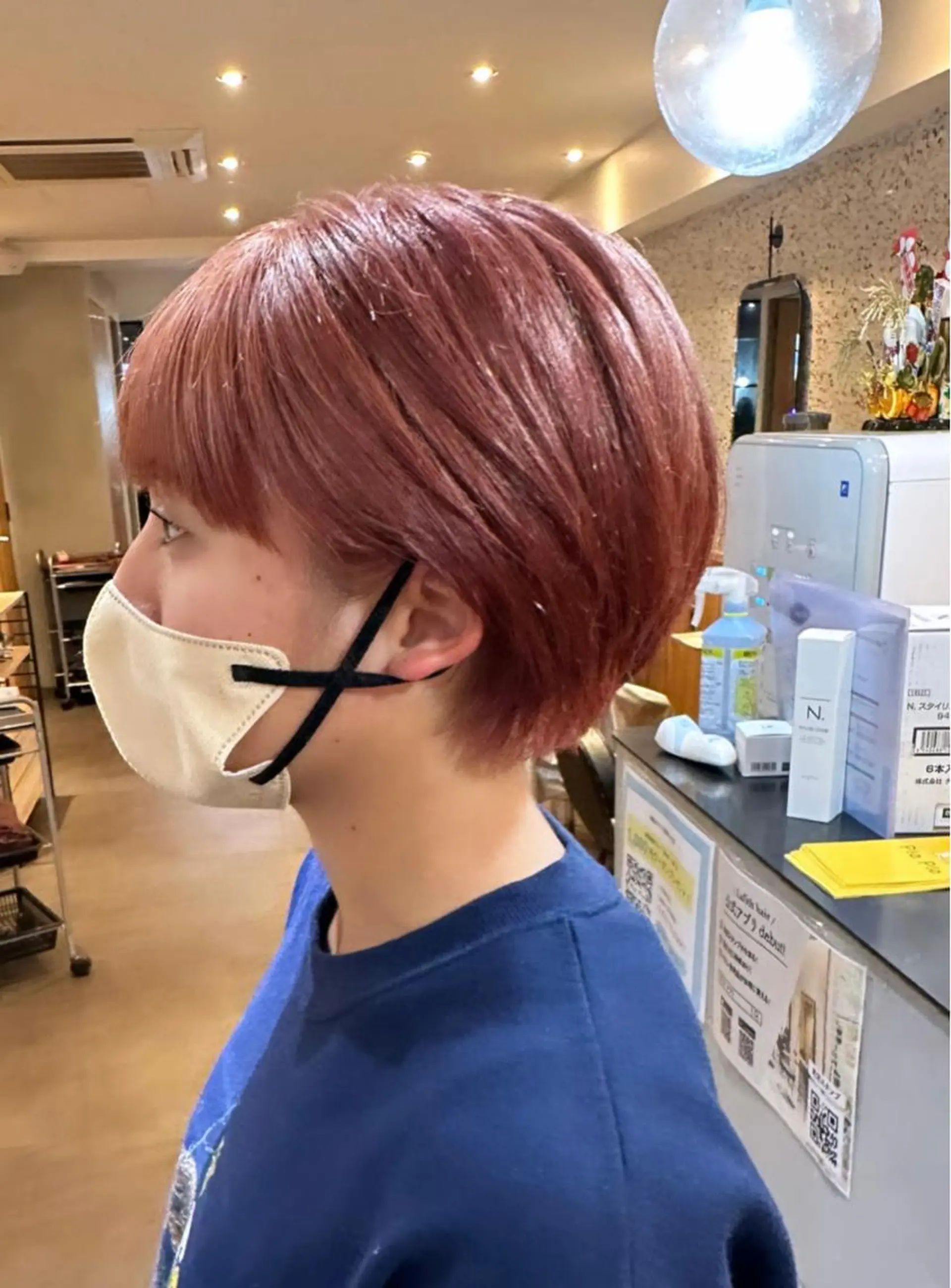 ショート カラー パーマ ヘアアレンジ メンズ 🍀髪質改善 ケアカラーrootsのヘアスタイル