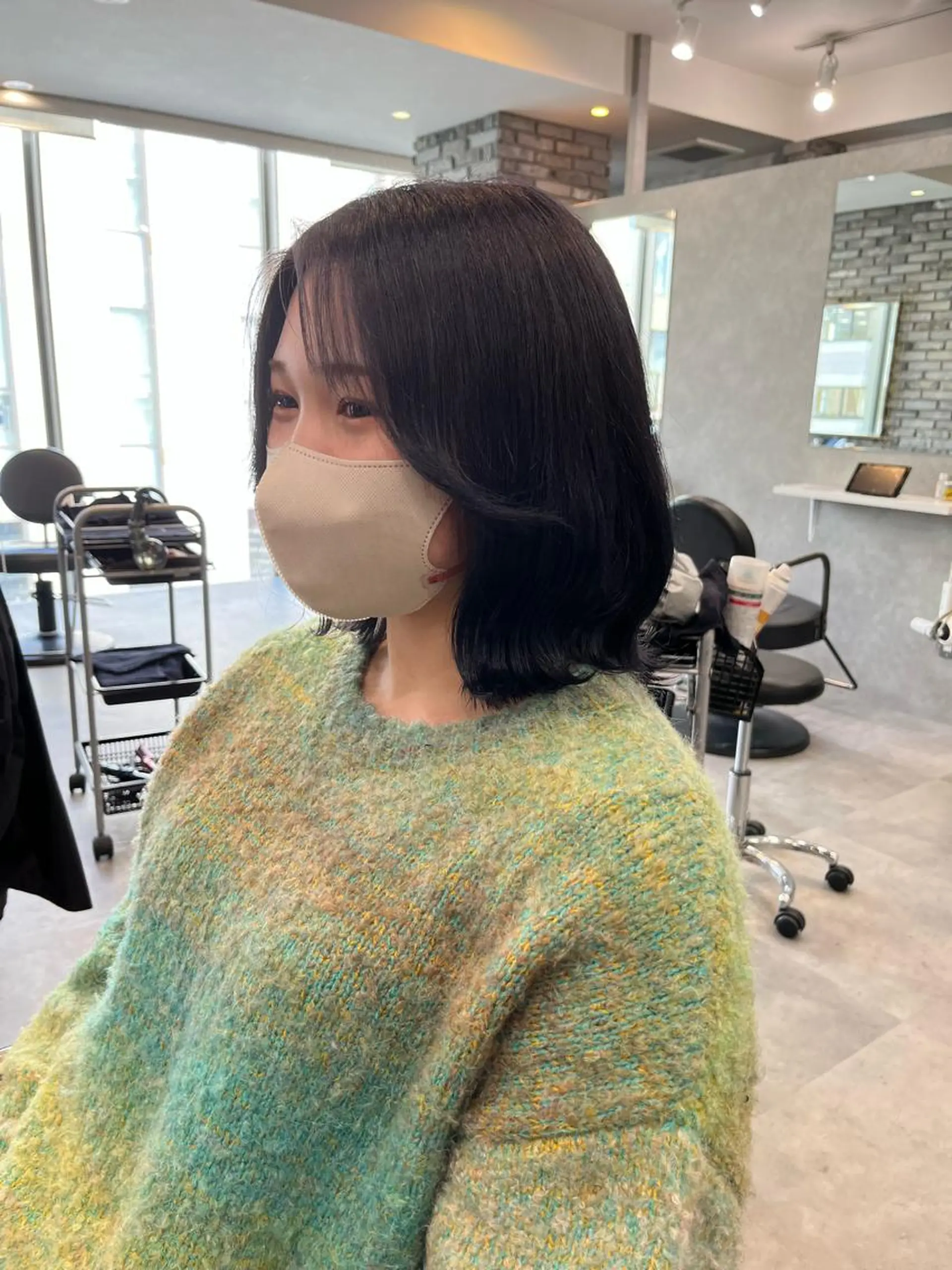 ミディアム カラー ロエ平尾山荘所属・ショート/ハイライト /平尾/薬院/綜一郎のヘアスタイル