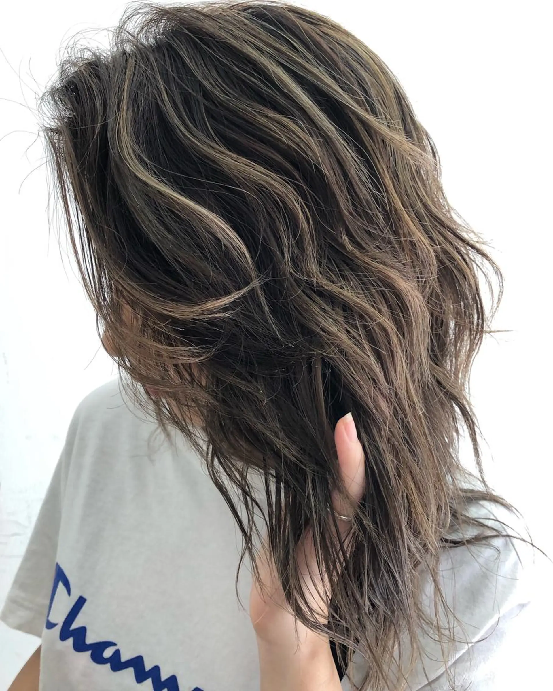 セミロング カラー ヘアカラー トリートメント Tao所属・藤川 大智のヘアスタイル