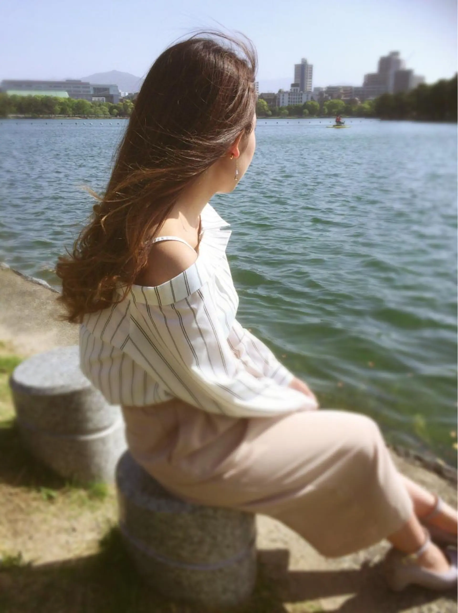 セミロング 美容歴１８年以上🌈 山口のヘアスタイル