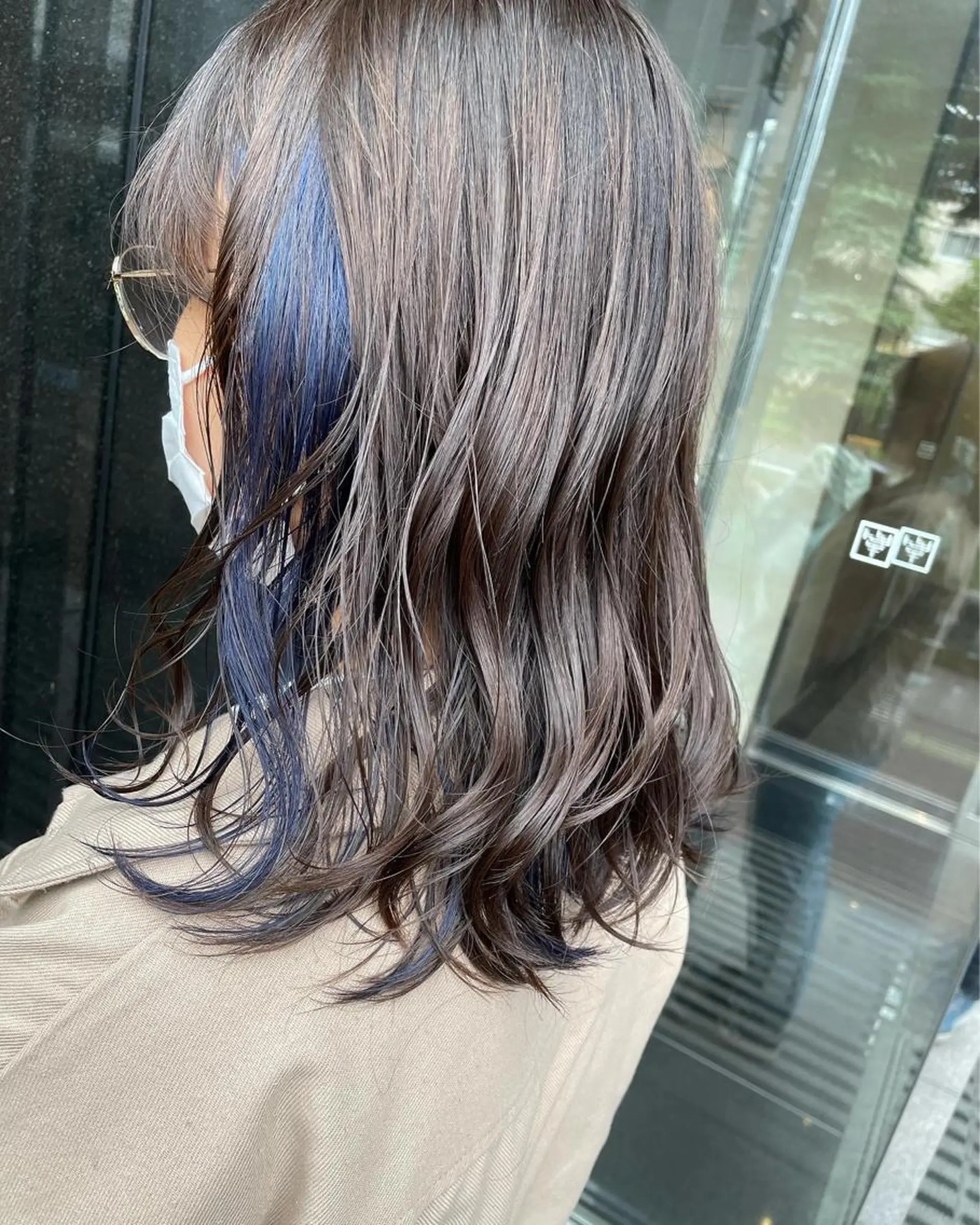 ミディアム カラー カット ヘアカラー トリートメント 髪質改善美容室Lust所属・美容室Lust💚 嶋崎　鷹のヘアスタイル