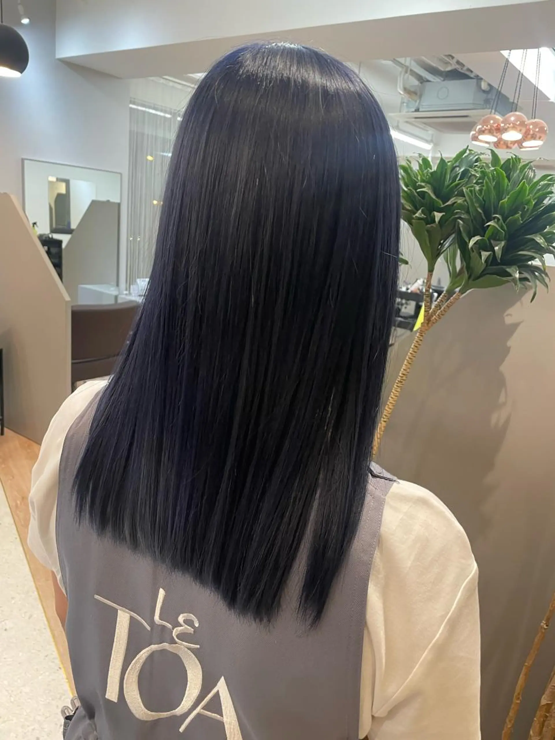セミロング ヘアカラー 吉留愛加/ 似合わせ/心斎橋のヘアスタイル