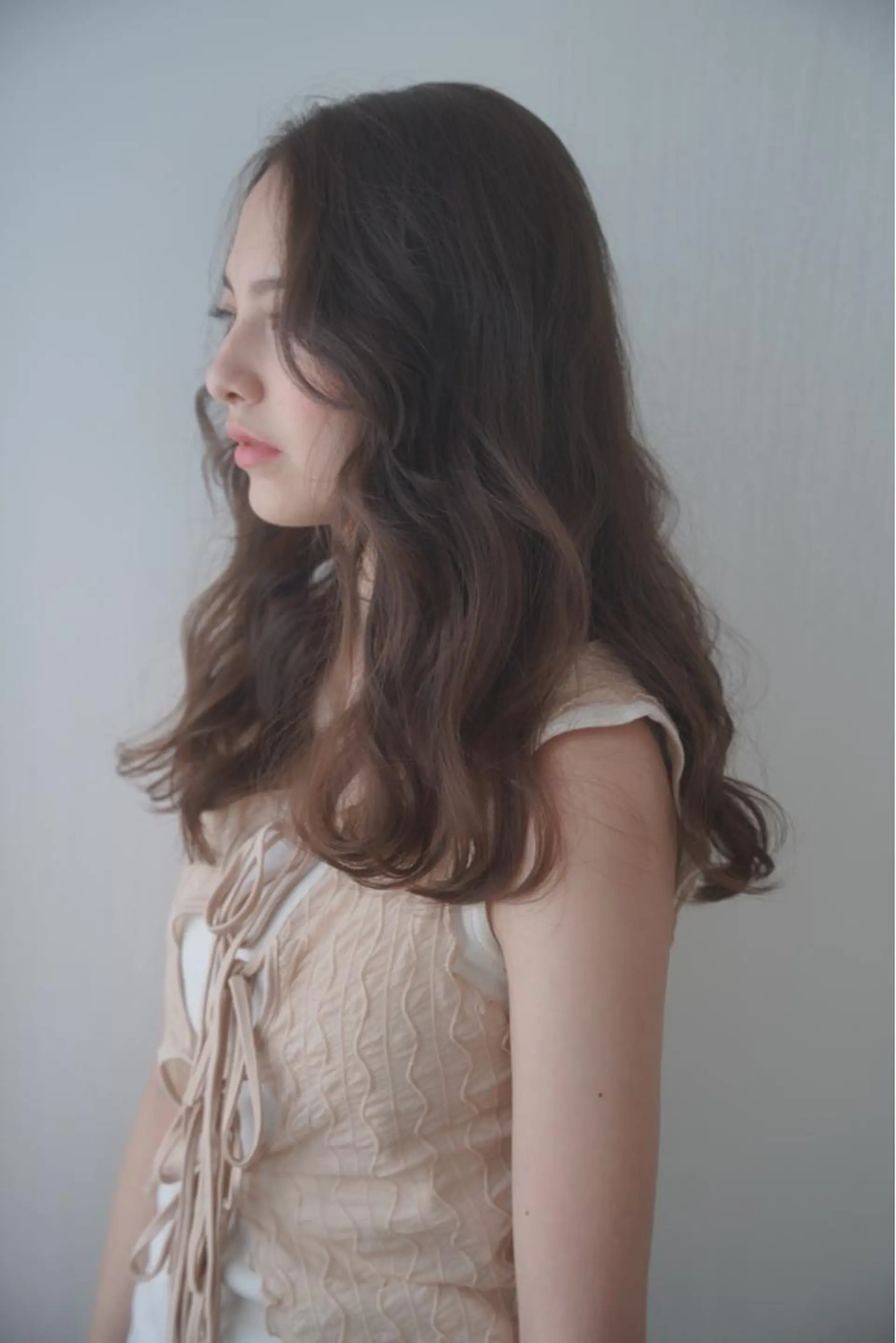 ロング 艶髪/透明感/ 三宅晴香のヘアスタイル