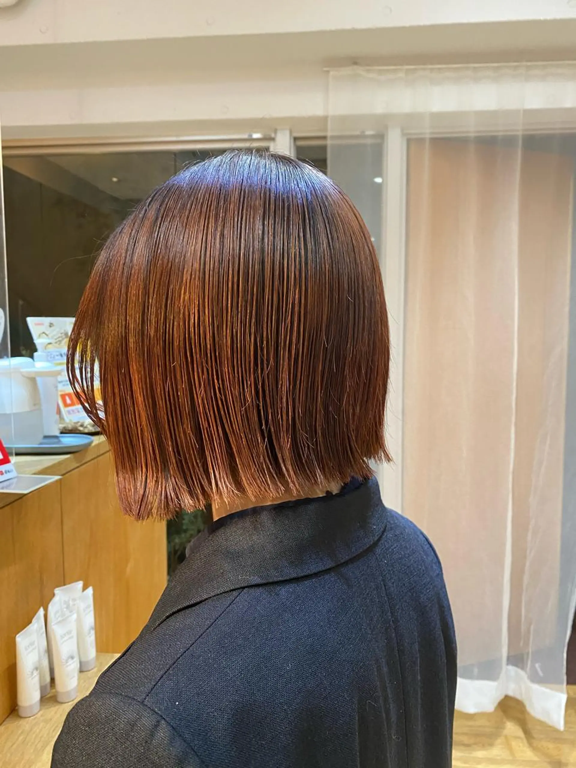 ショート ボブ 外ハネヘア カット トリートメント なみまきパーマ/ボブ パーマ🌼杉田 萌恵のヘアスタイル