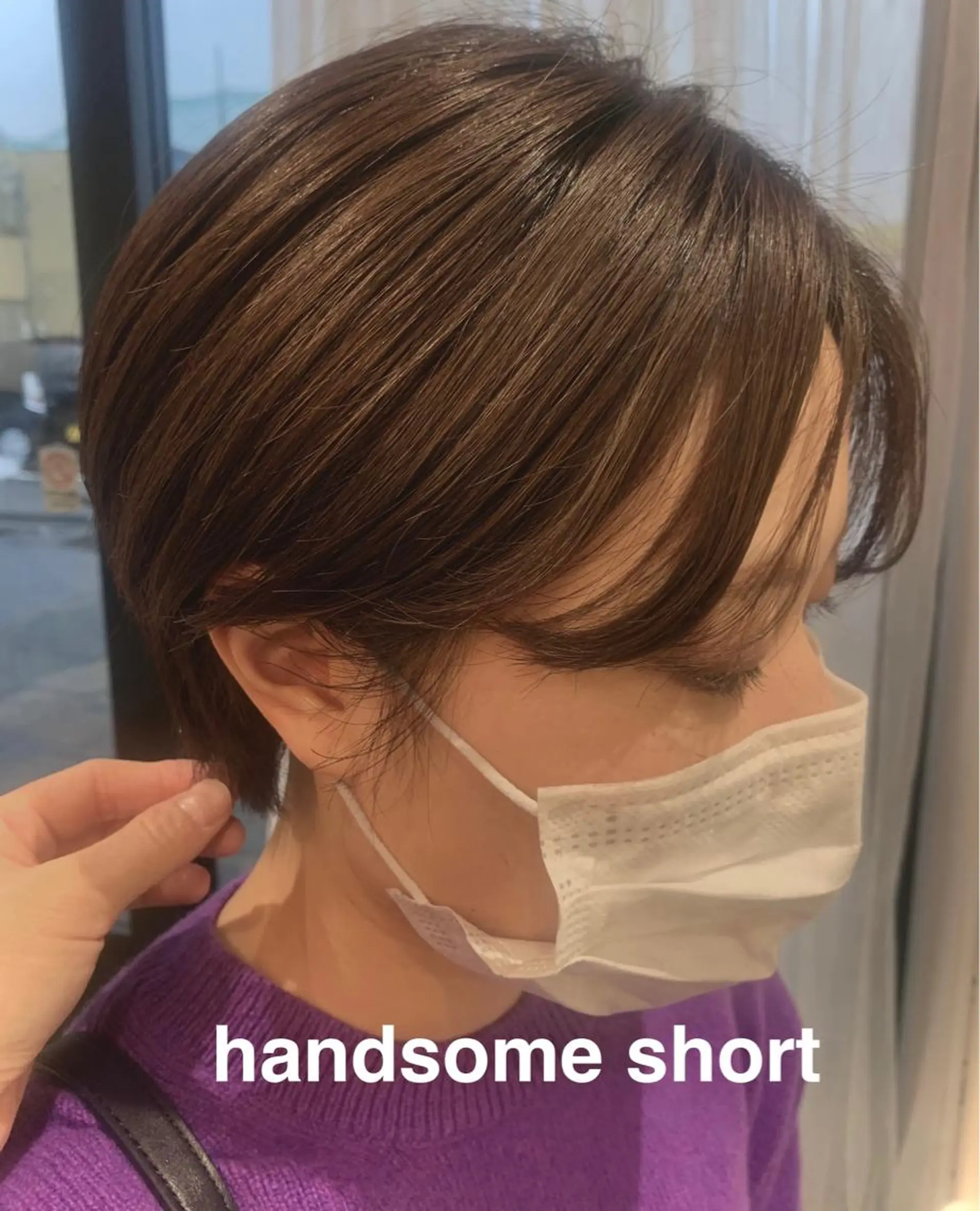 ショート カラー ハンサムショート ショートヘア kitagawa mayuのヘアスタイル