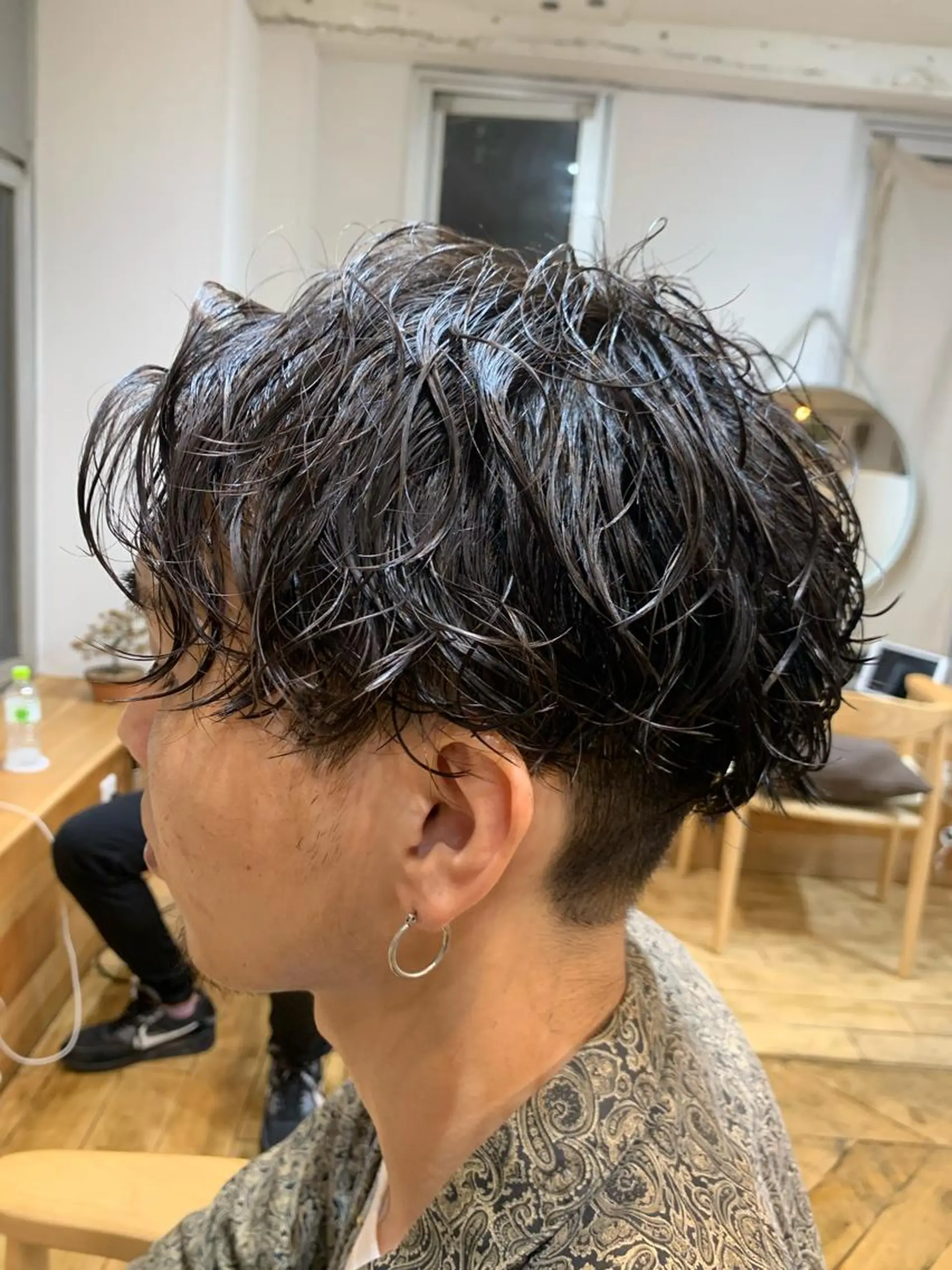 ショート パーマ メンズ メンズパーマ スパイラルパーマ メンズStylist 山根慧のヘアスタイル