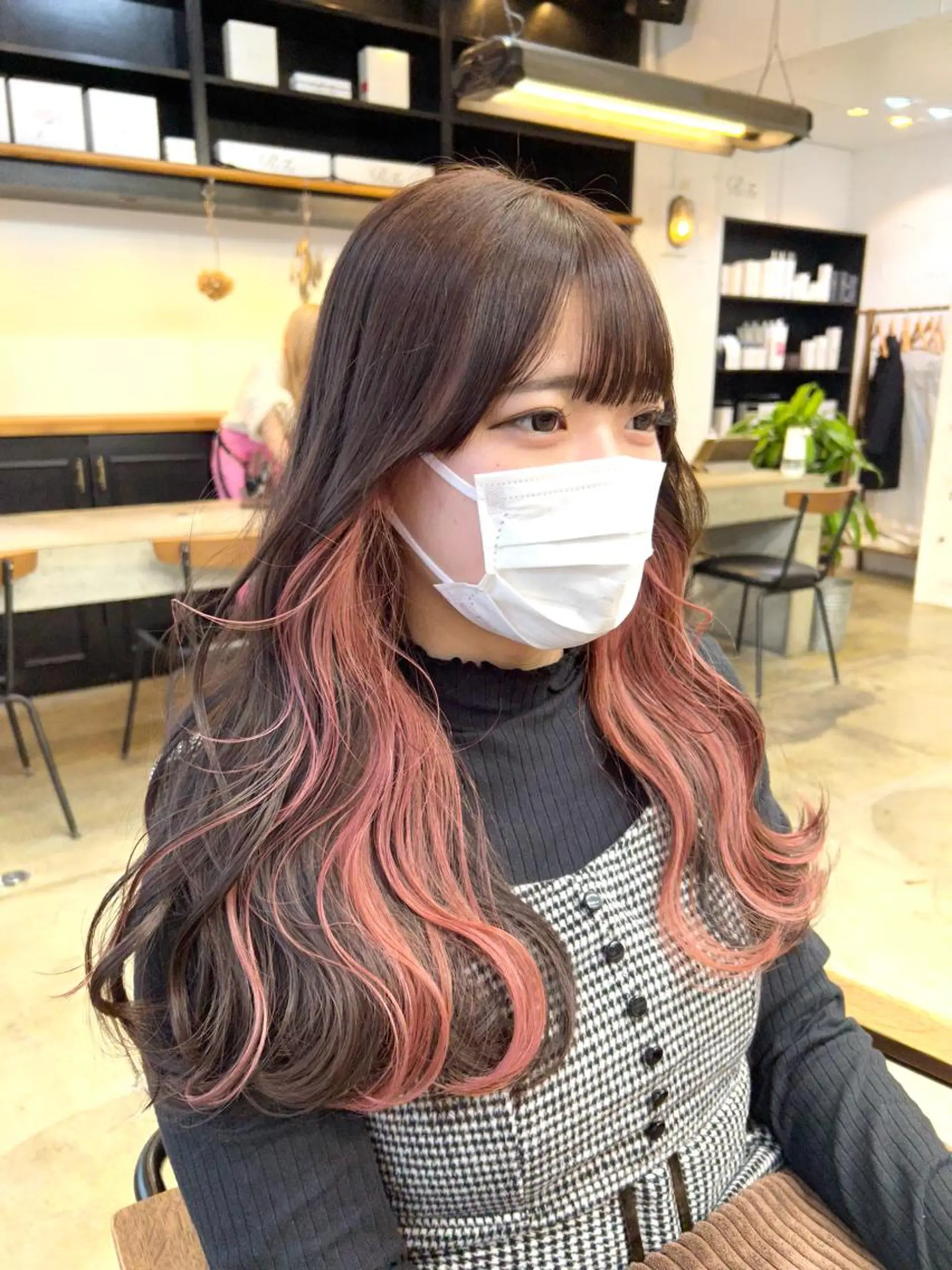 ロング カラー ヘアアレンジ ヘアカラー トリートメント 🎀暖色カラー🎀 ♡yurika♡のヘアスタイル