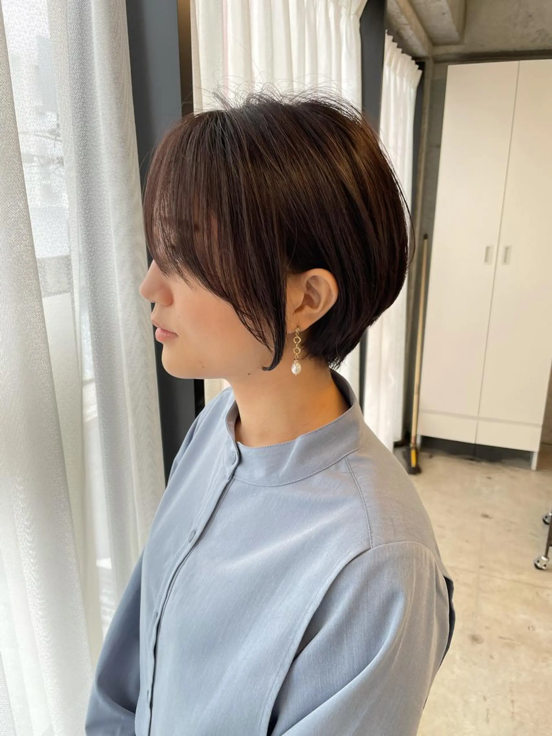 ショート カラー カット ヘアカラー LiLi吉祥寺所属・【まとまるショート ボブカット】今井隆太のヘアスタイル