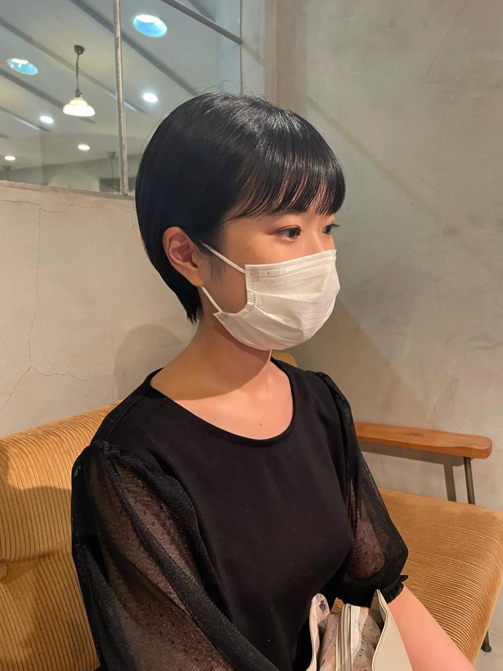 ショート ショートボブ ボブ ショートヘア 石田 まいやのヘアスタイル