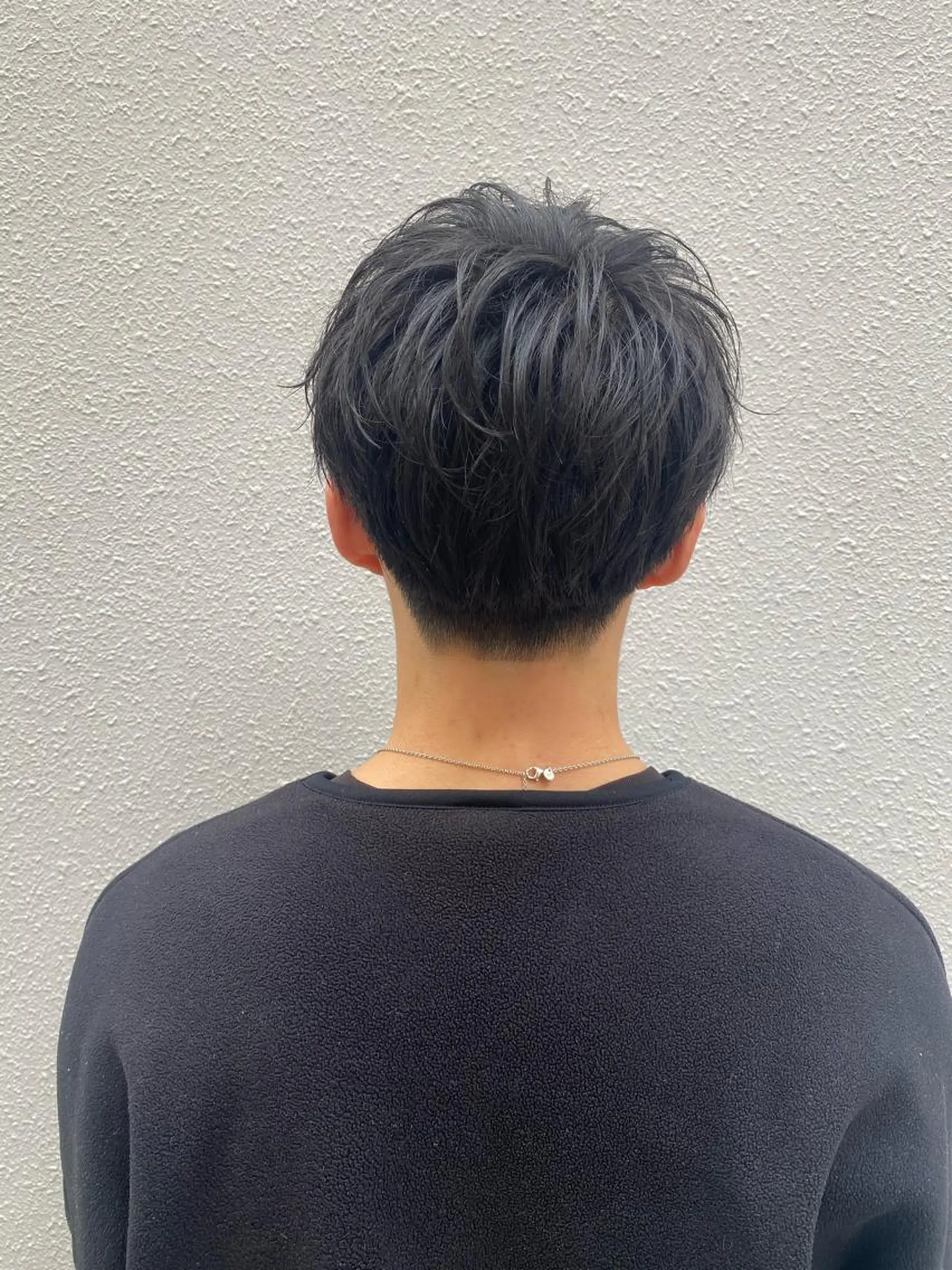 メンズ 柏のセンターパート のプロ関口 柊太のヘアスタイル