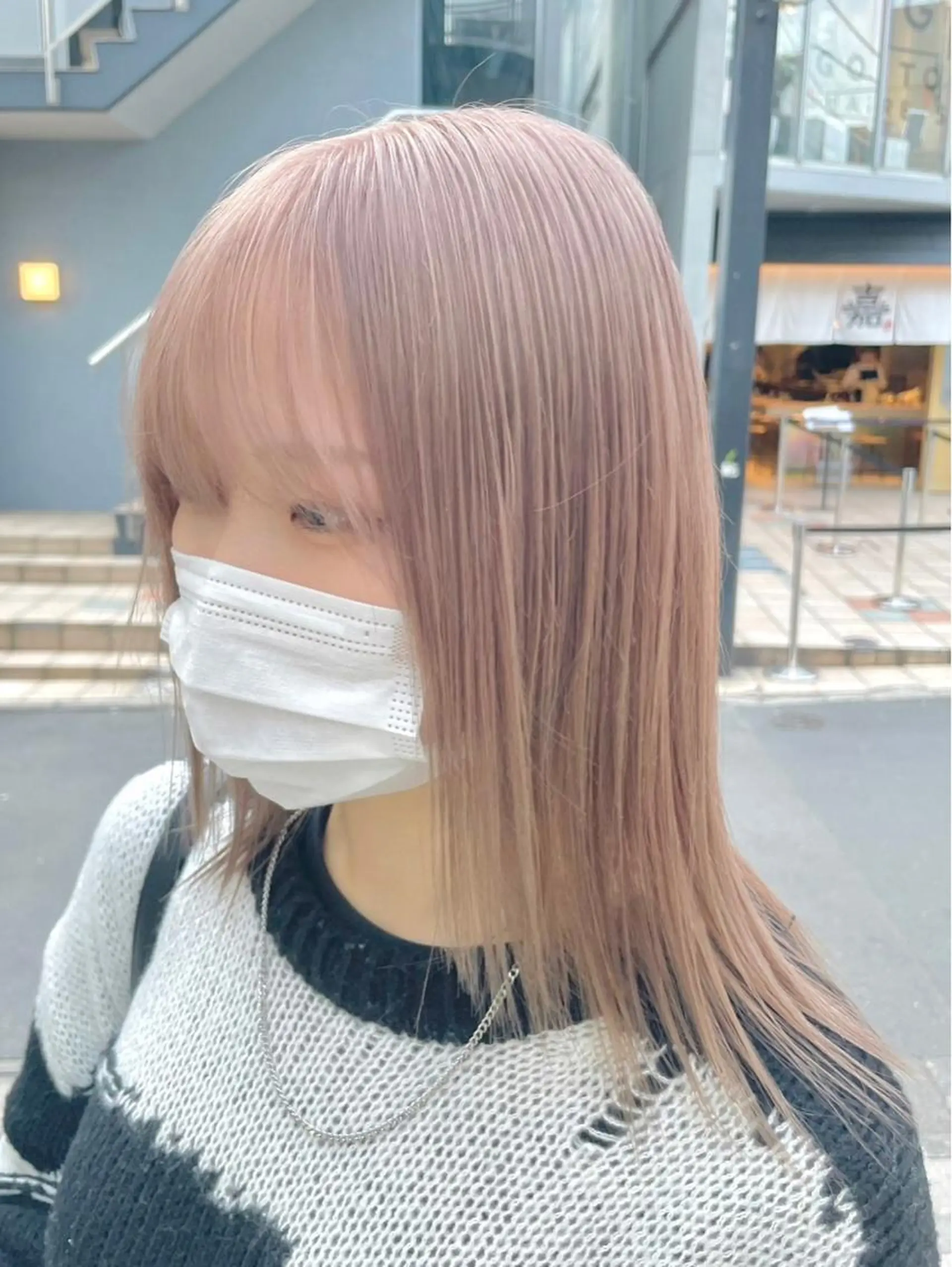 セミロング カラー ザクザクレイヤー 🍀/ブリーチ/小田のヘアスタイル