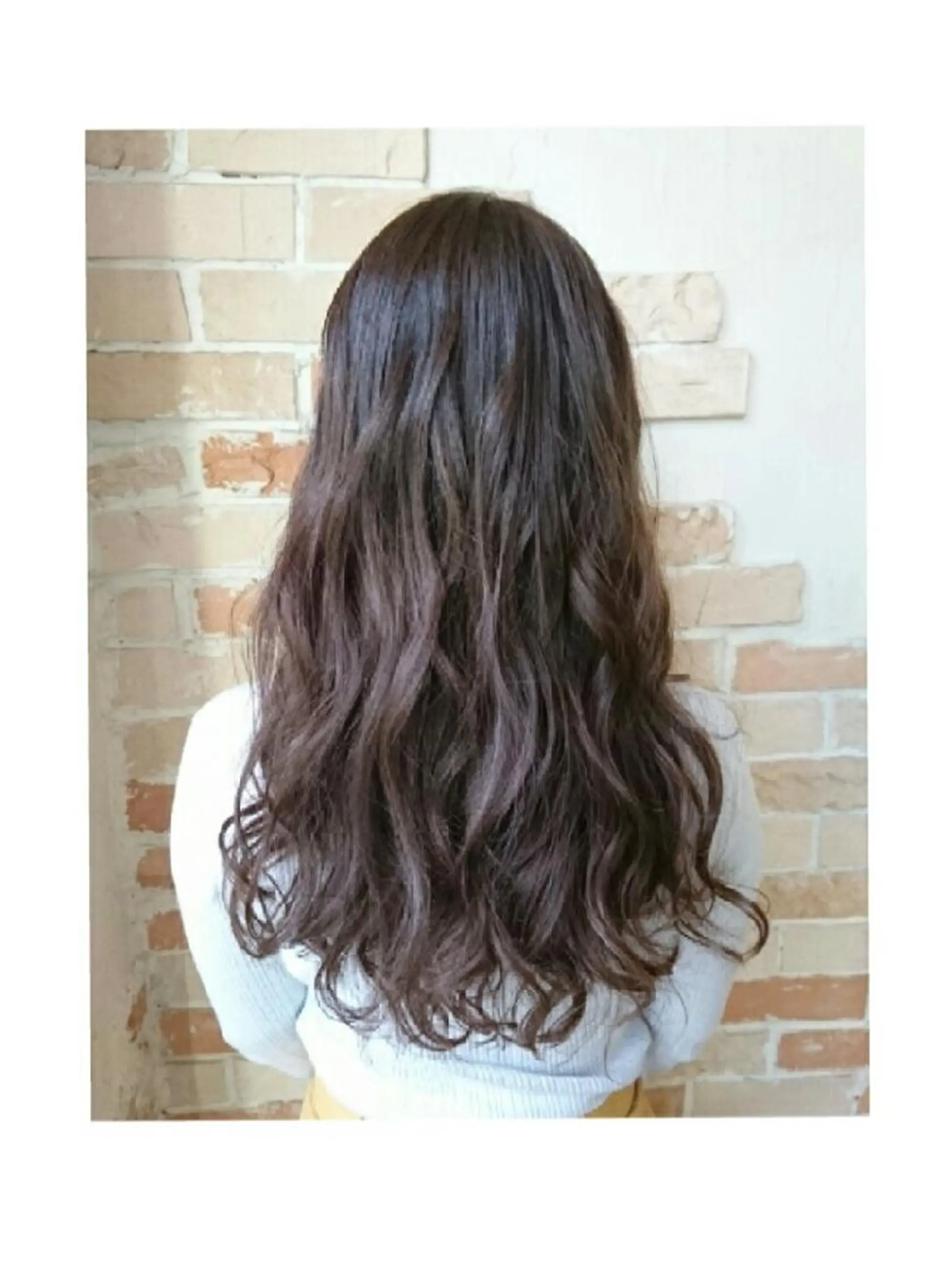 ロング カラー アッシュ ラベンダーカラー ラベンダーアッシュ JIL BLAN 京都所属・RU RIのヘアスタイル