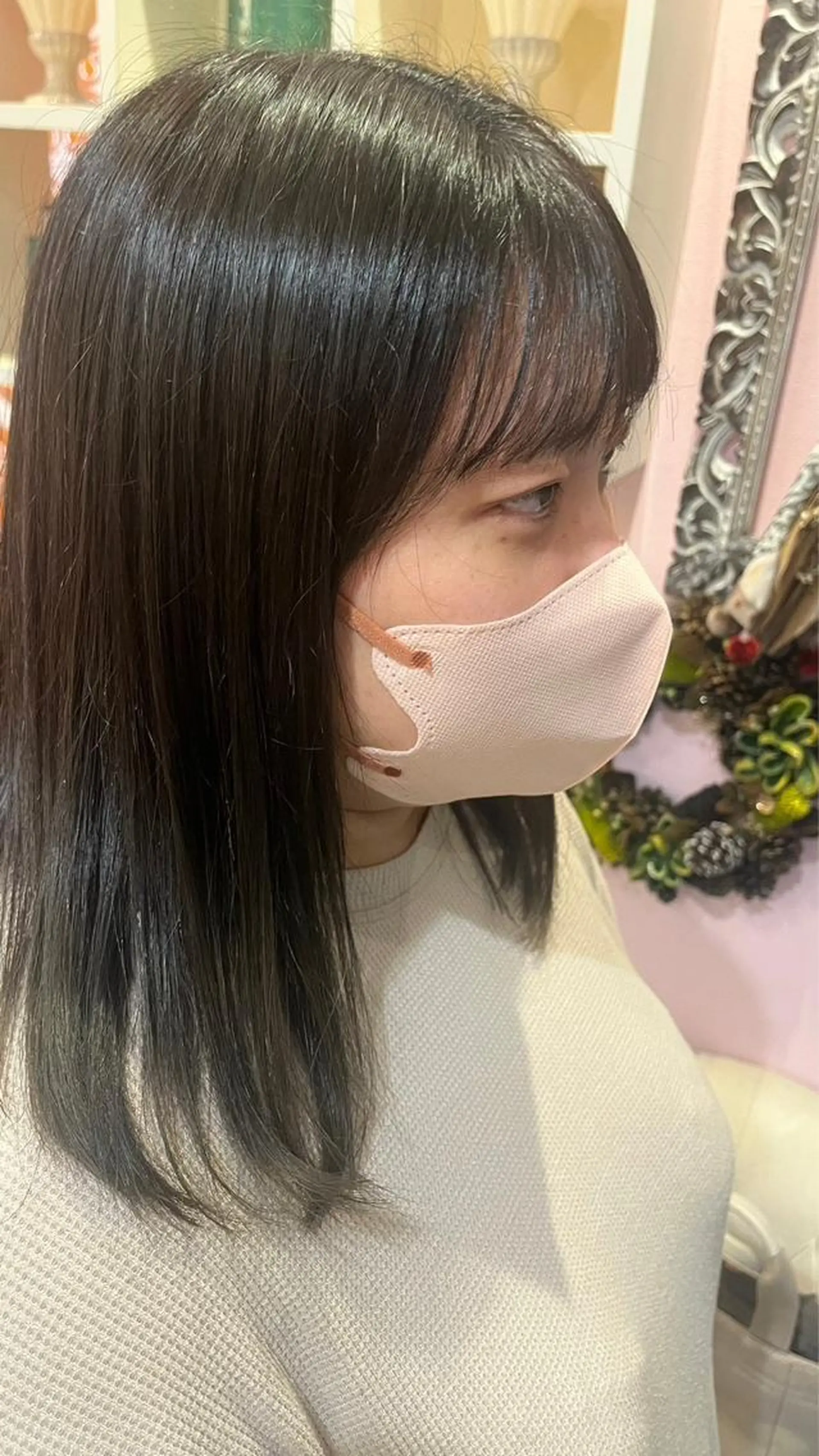 カラー バレイヤージュ ブリーチ ケアブリーチ 透明感カラー デザインカラー ミシェル /韓国ヘア🕊️のヘアスタイル