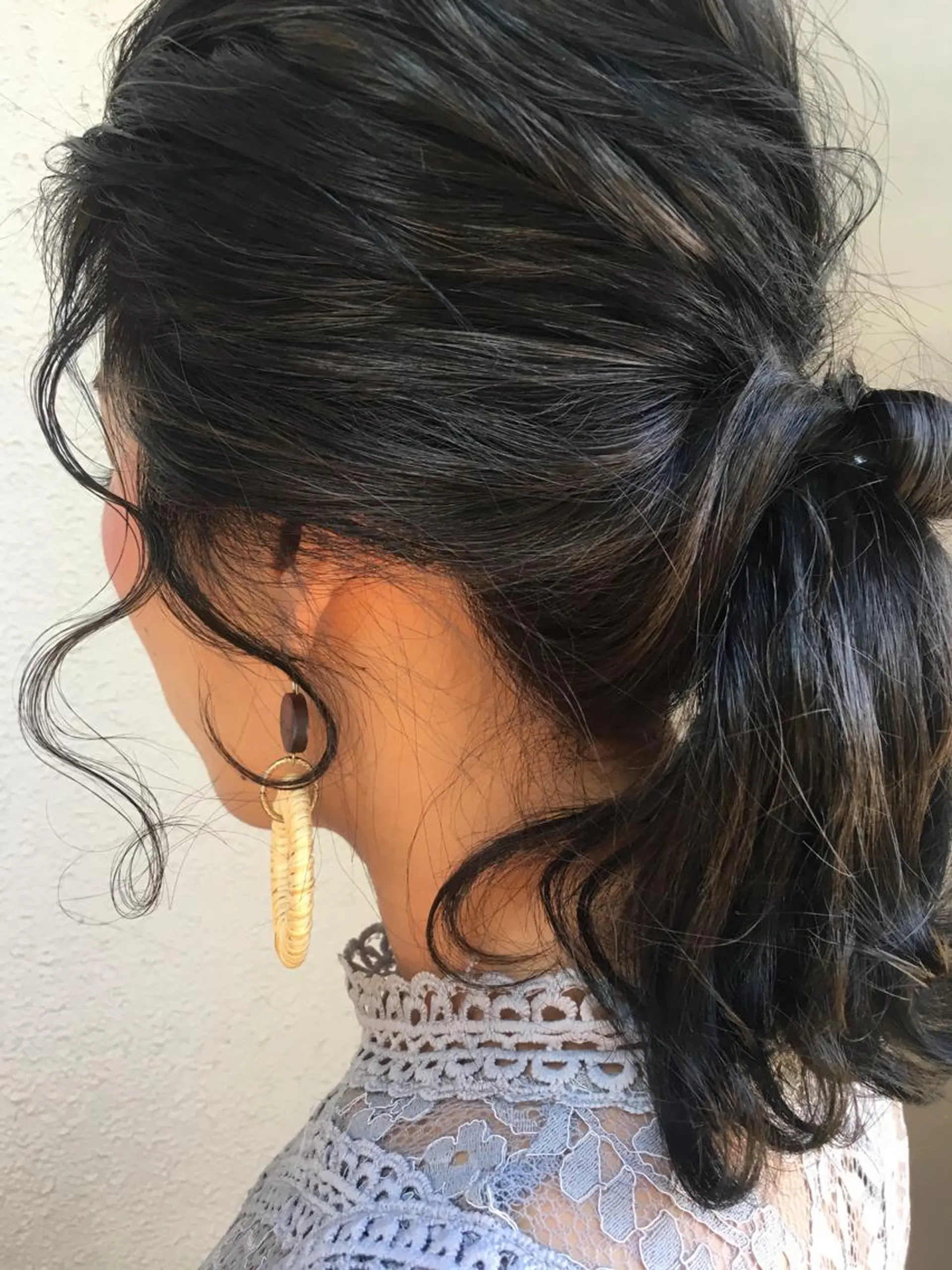 カラー ヘアアレンジ ハイライトカラー ラブーケ中川中島店 クラタチカコのヘアスタイル