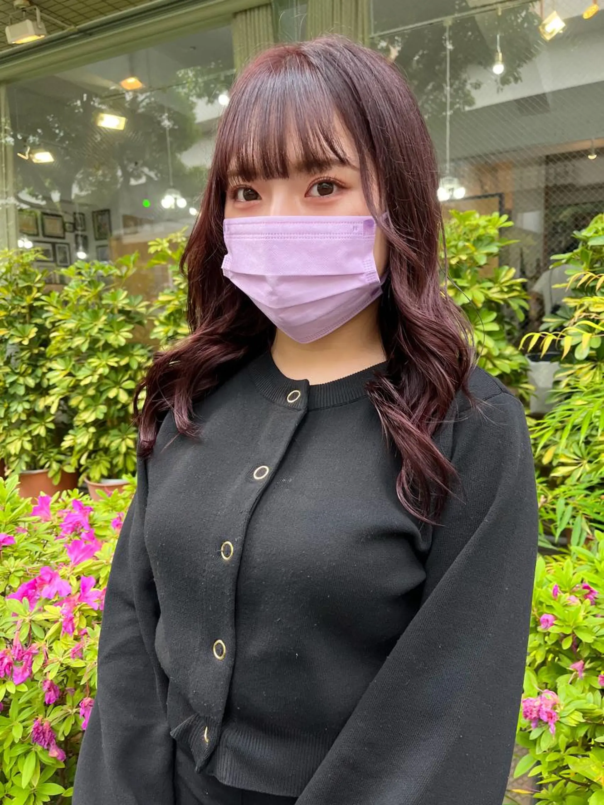 ロング カラー 編み込みエクステ シールエクステ バレイヤージュ ブリーチ ブロンド ヘアカラー モモカ/ハイトーン /バレイヤージュのヘアスタイル