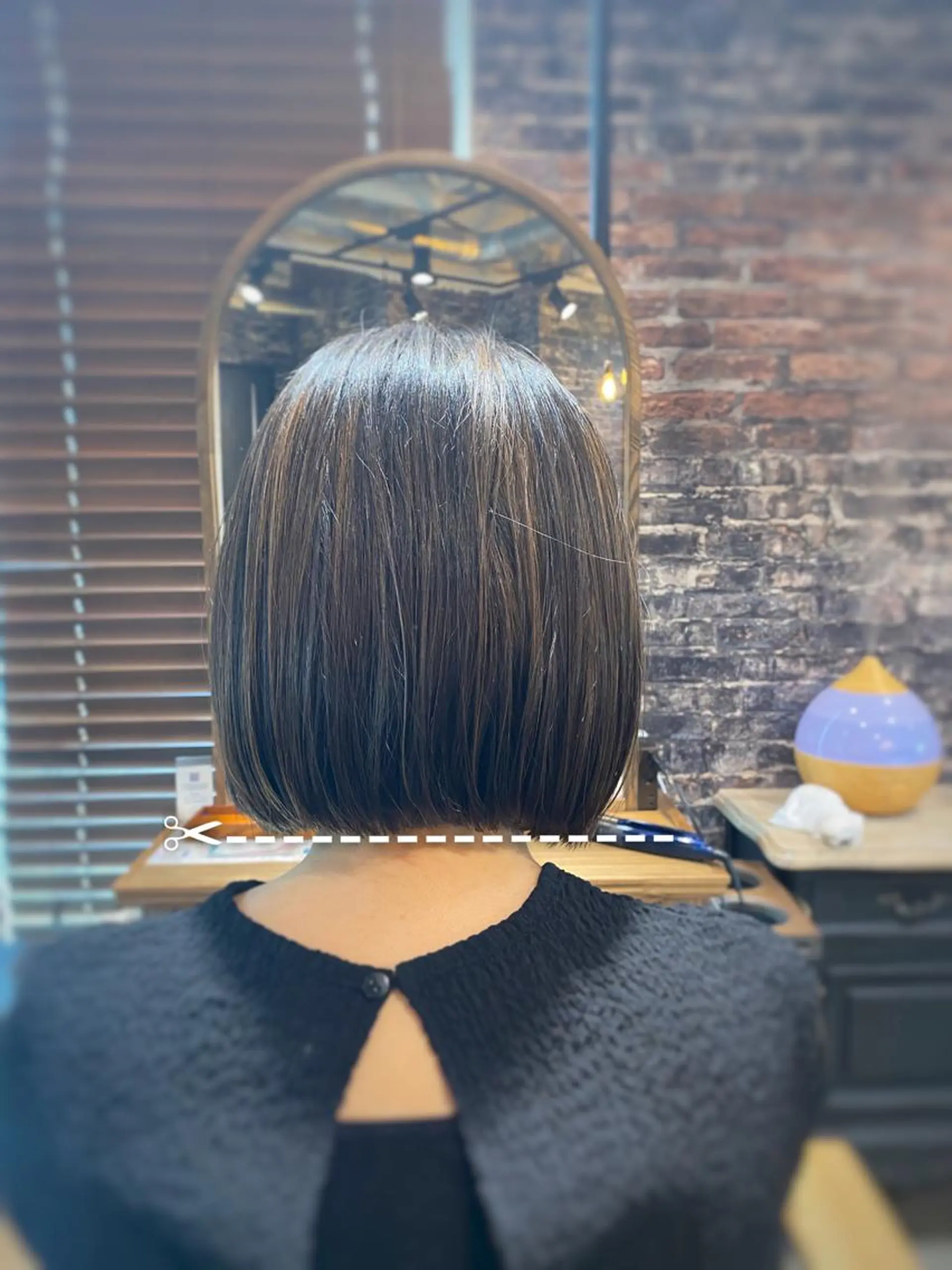 ショート ボブ たなか ちあきのヘアスタイル