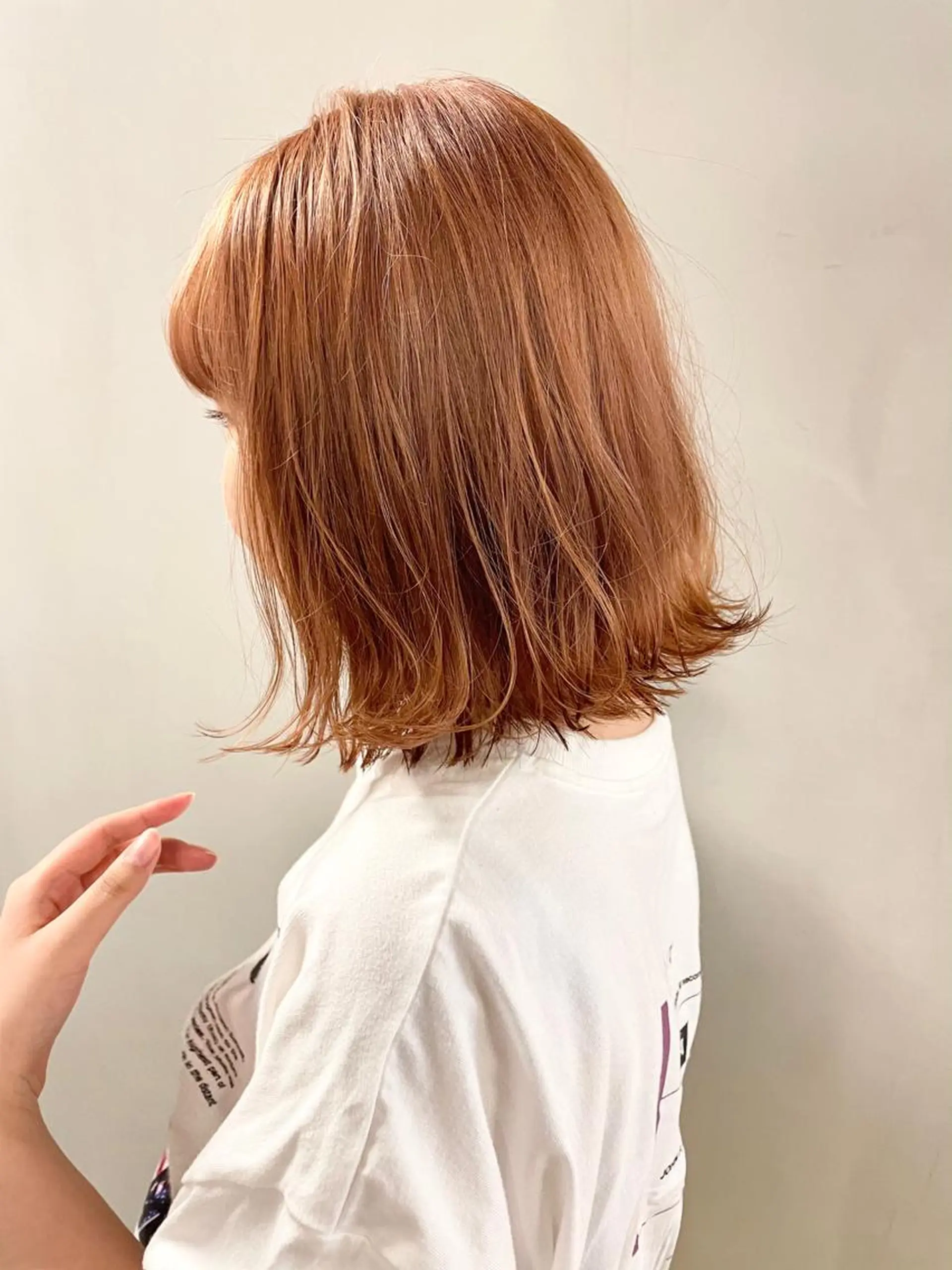 ミディアム カラー ヘアカラー トリートメント tatsumi/ボブ ウルフ/レイヤーのヘアスタイル