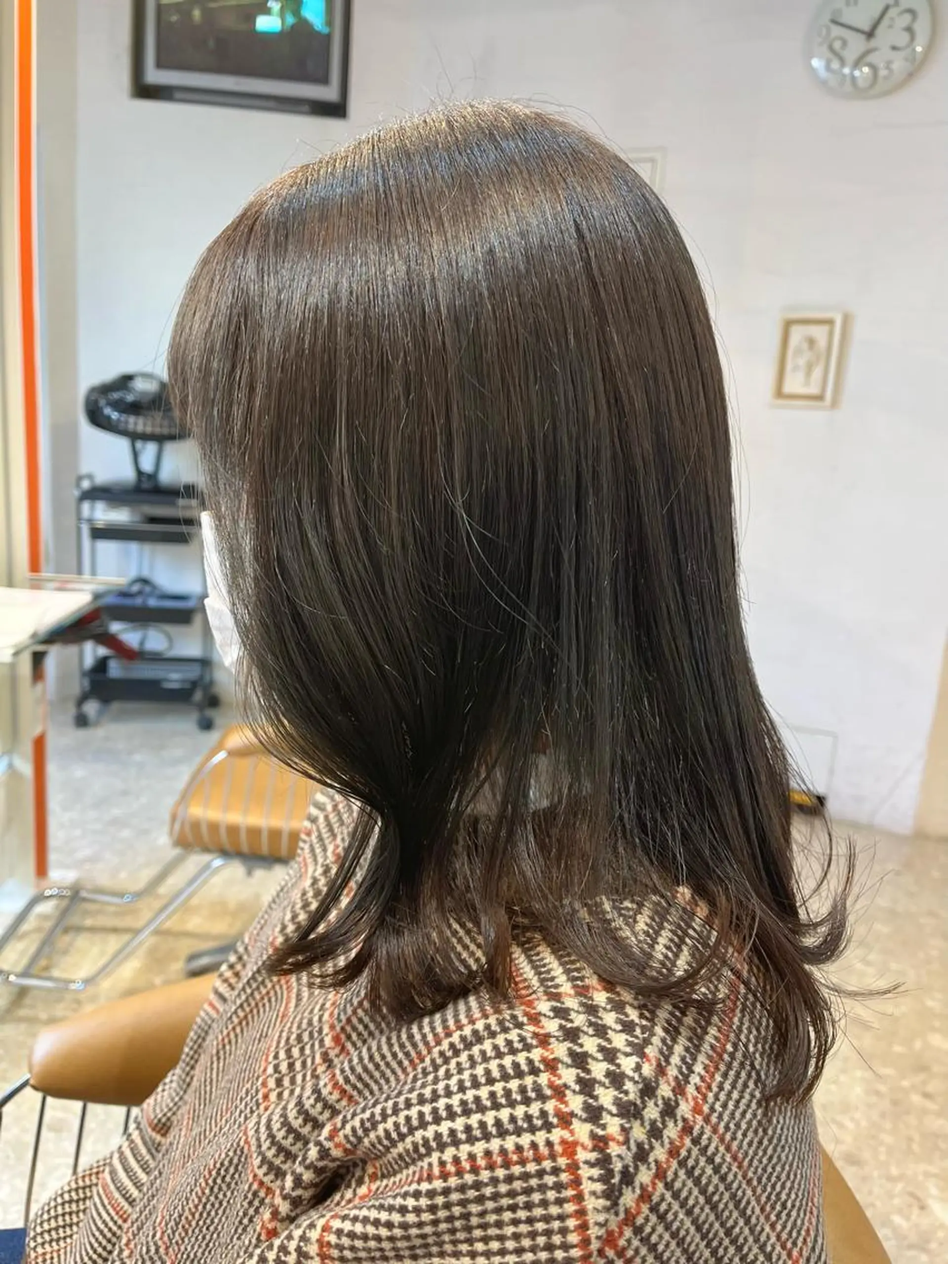 ミディアム うしだ かおるのヘアスタイル