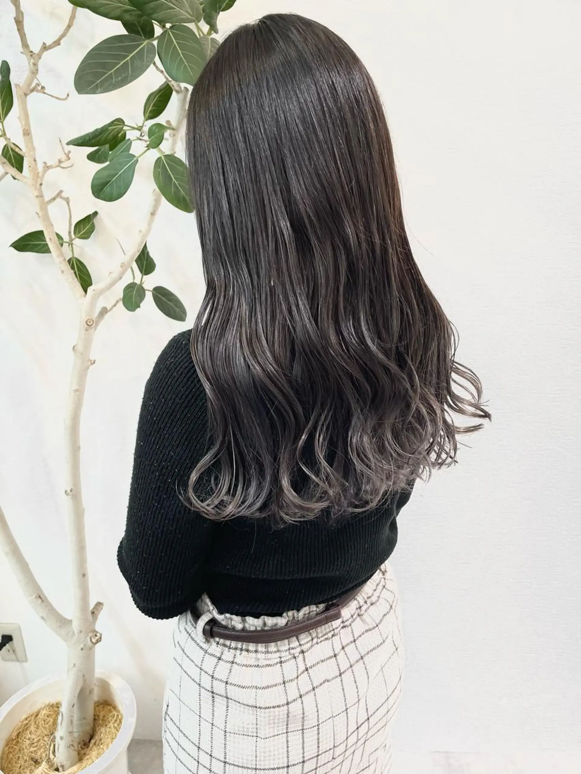 セミロング カラー グラデーションカラー グレージュ 田中大星 /ボブ 縮毛矯正のヘアスタイル