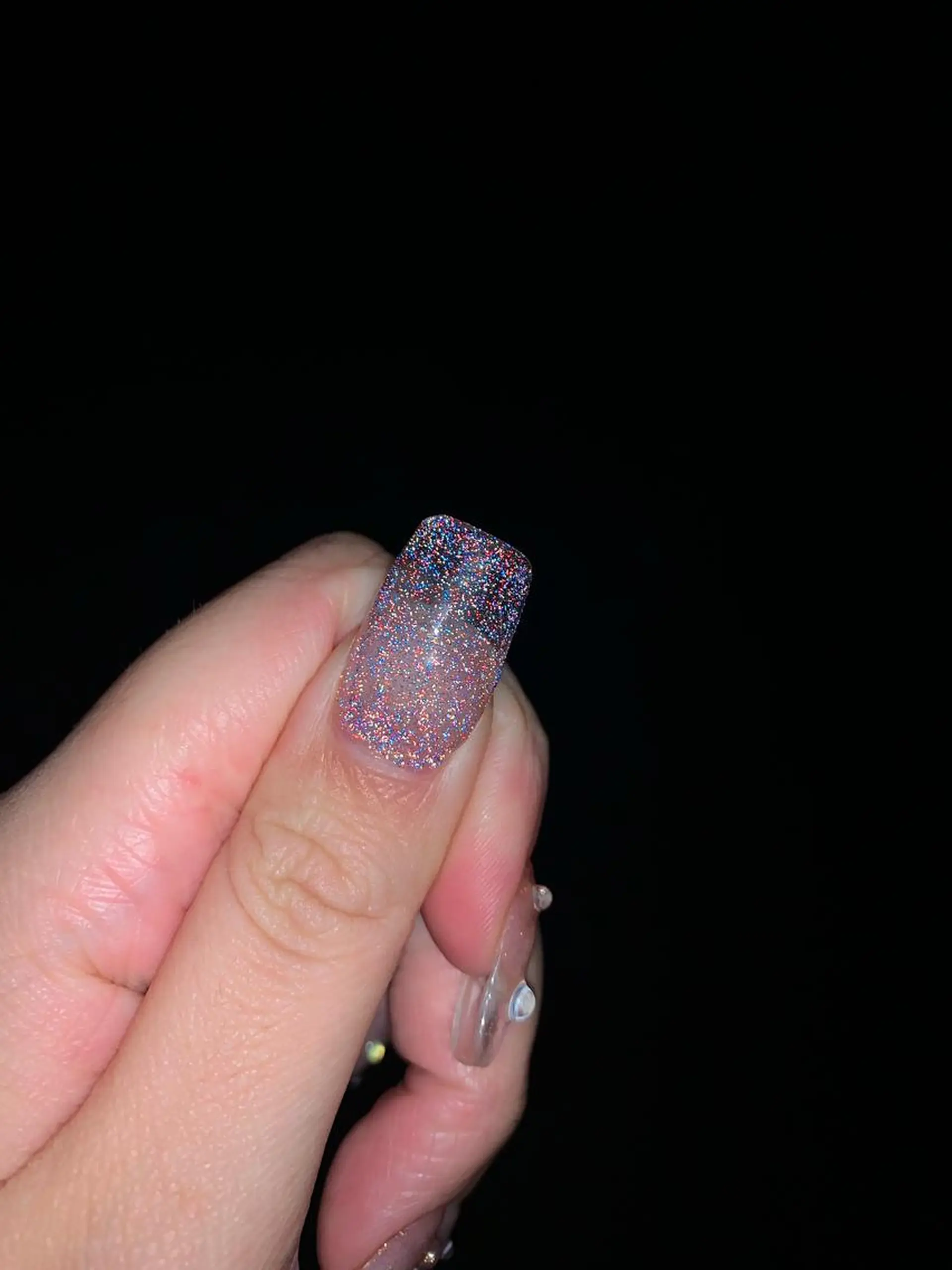 ネイル アートネイル オーロラネイル フラッシュネイル ジェルネイル キラキラネイル Nailsalon Spina 琴美のネイルデザイン