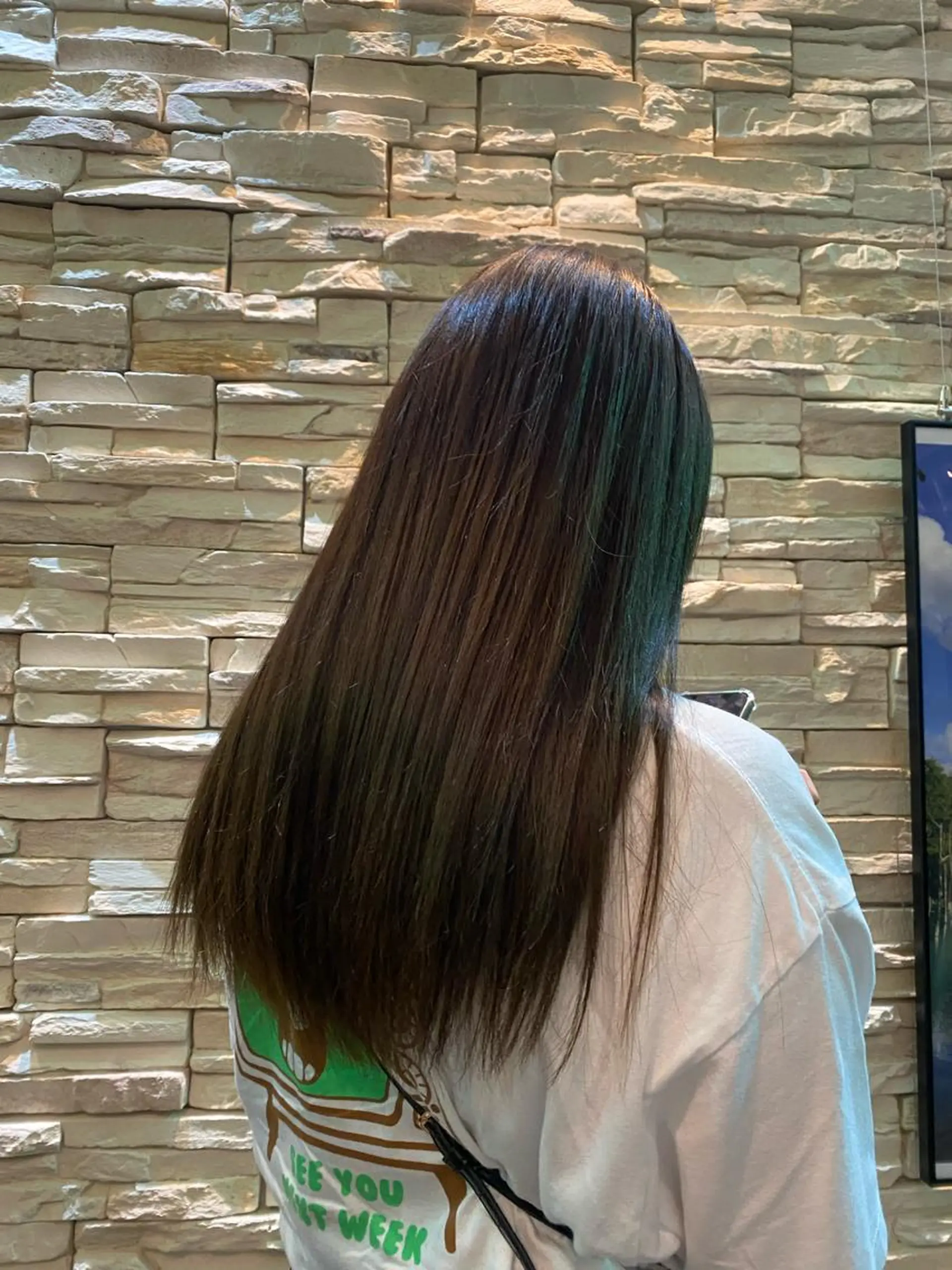 ロング カラー 縮毛矯正 菊池 大佑のヘアスタイル