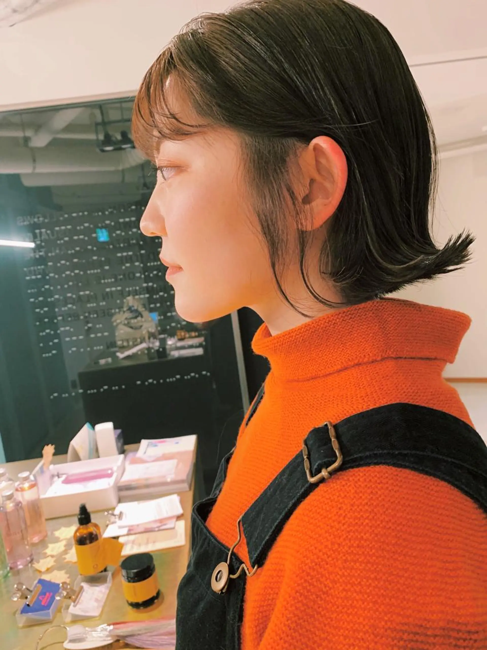 ショート カラー ボブ 外ハネヘア tension 【テンション】のヘアスタイル