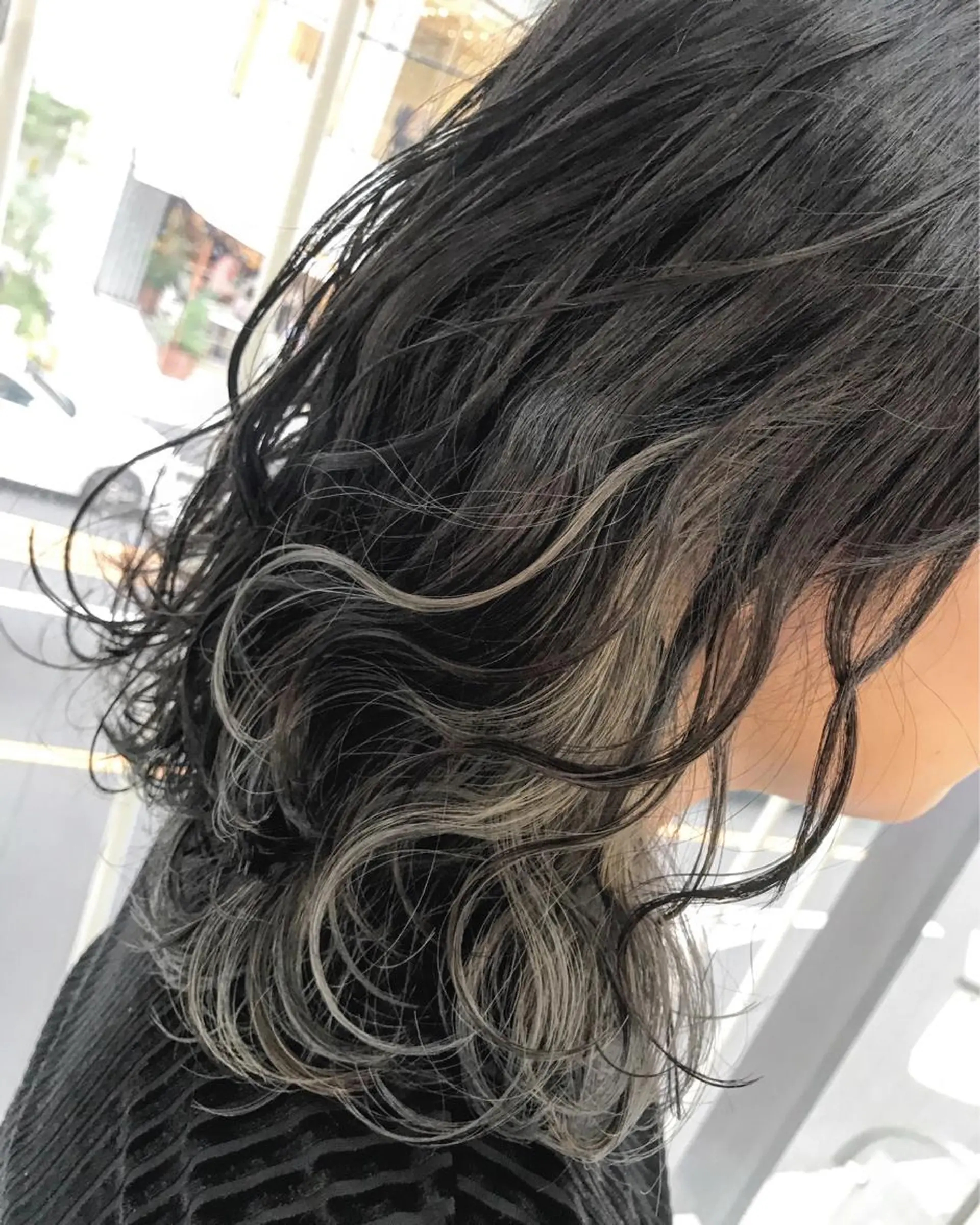 ミディアム ハイライト ヘアカラー トリートメント ヘアセット LAS 代表 ナガカワ コウヘイのヘアスタイル