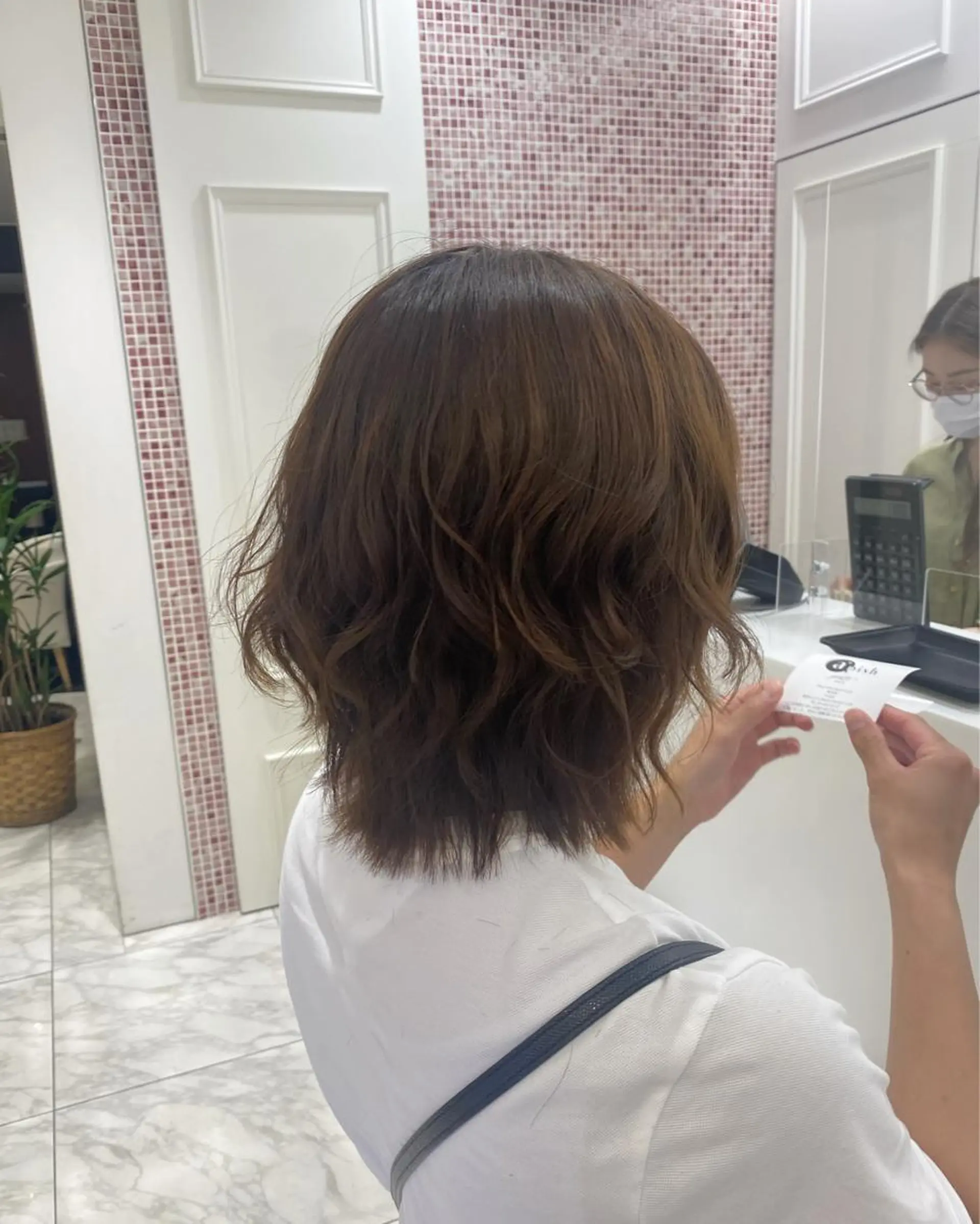 ミディアム パーマ ❤️パーマ美容師✂︎ 井口美緒のヘアスタイル