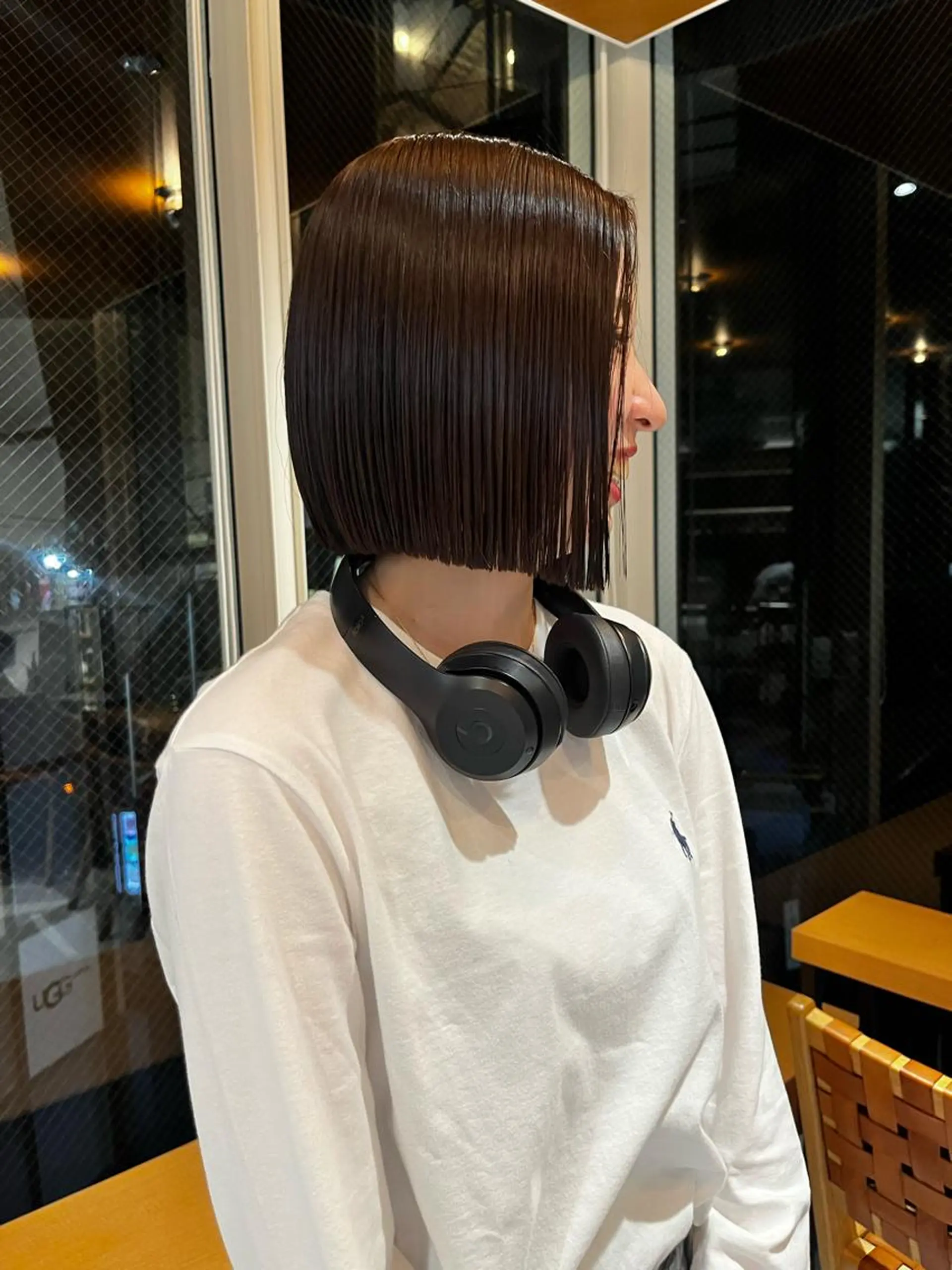 ミディアム 韓国ボブ＆顔まわり レイヤー♡TOMOEのヘアスタイル