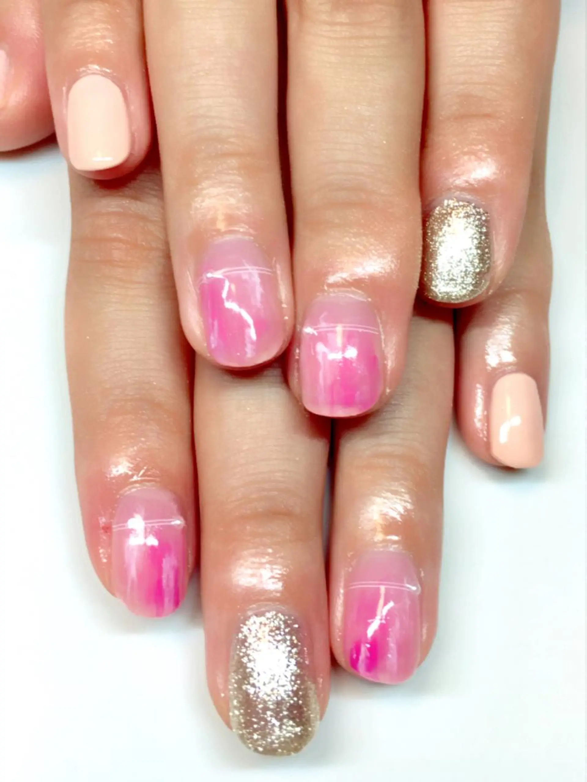 ネイル ジェルネイル シンプルネイル nailsalon sugarr所属・nailist cocoのネイルデザイン