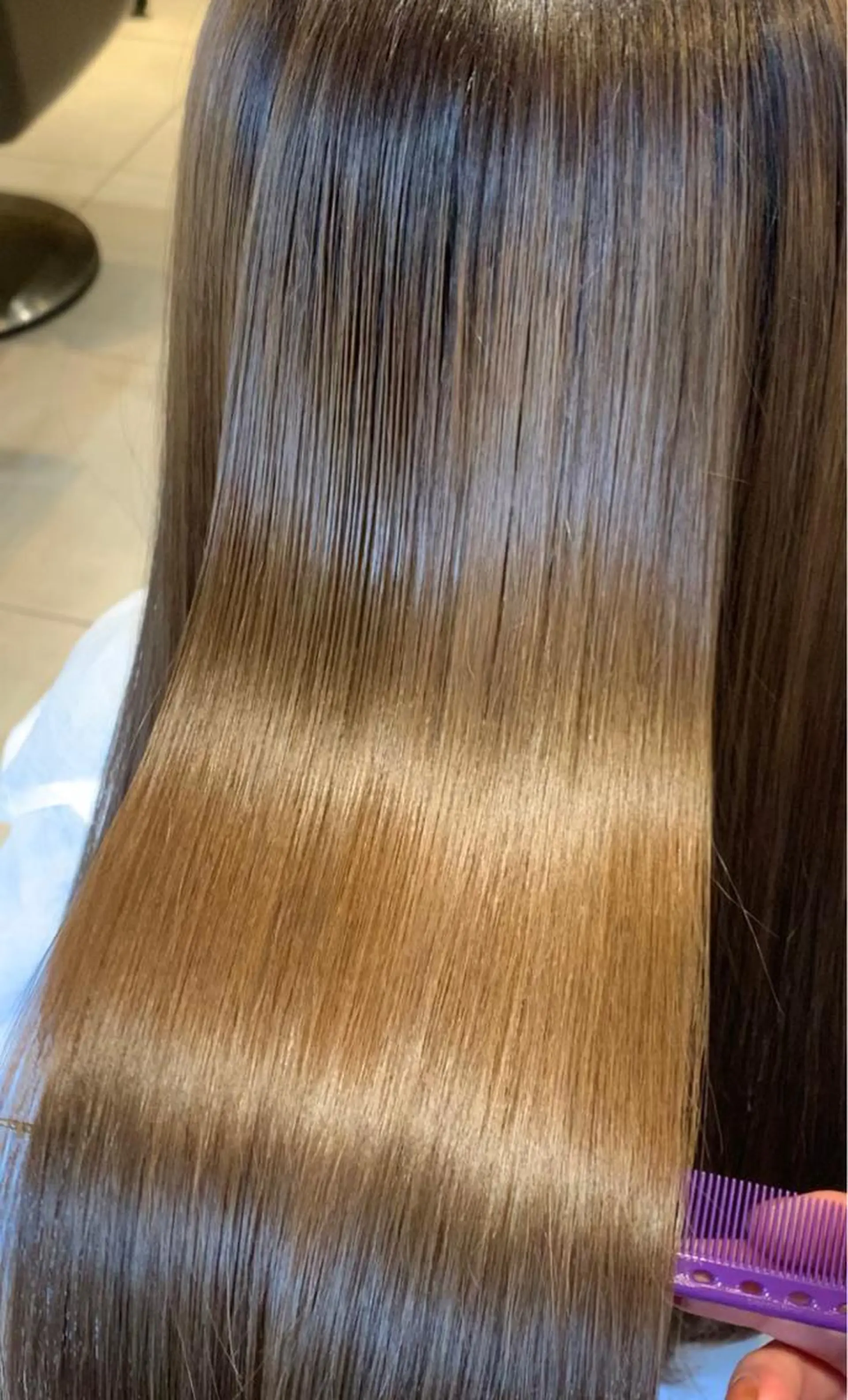 ロング 縮毛矯正 トリートメント 乾かすだけでまとまる /髪質改善西村涼太のヘアスタイル