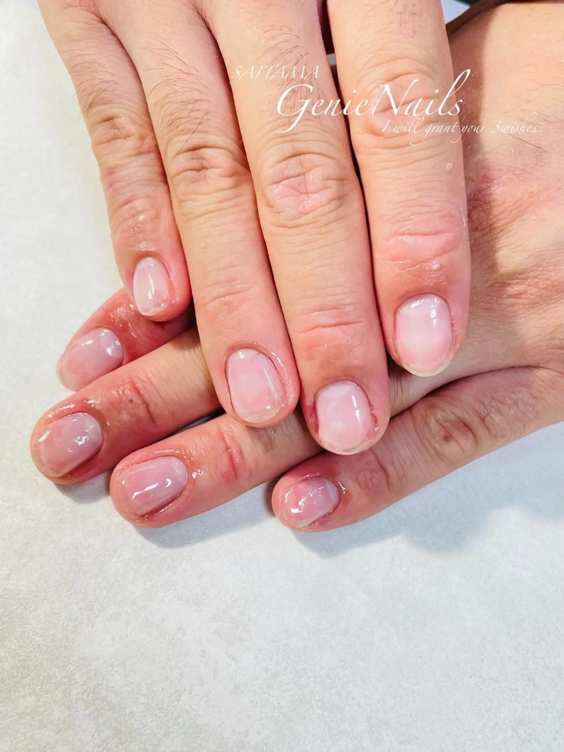 メンズ ネイル ハンドケア Genie Nailsのネイルデザイン