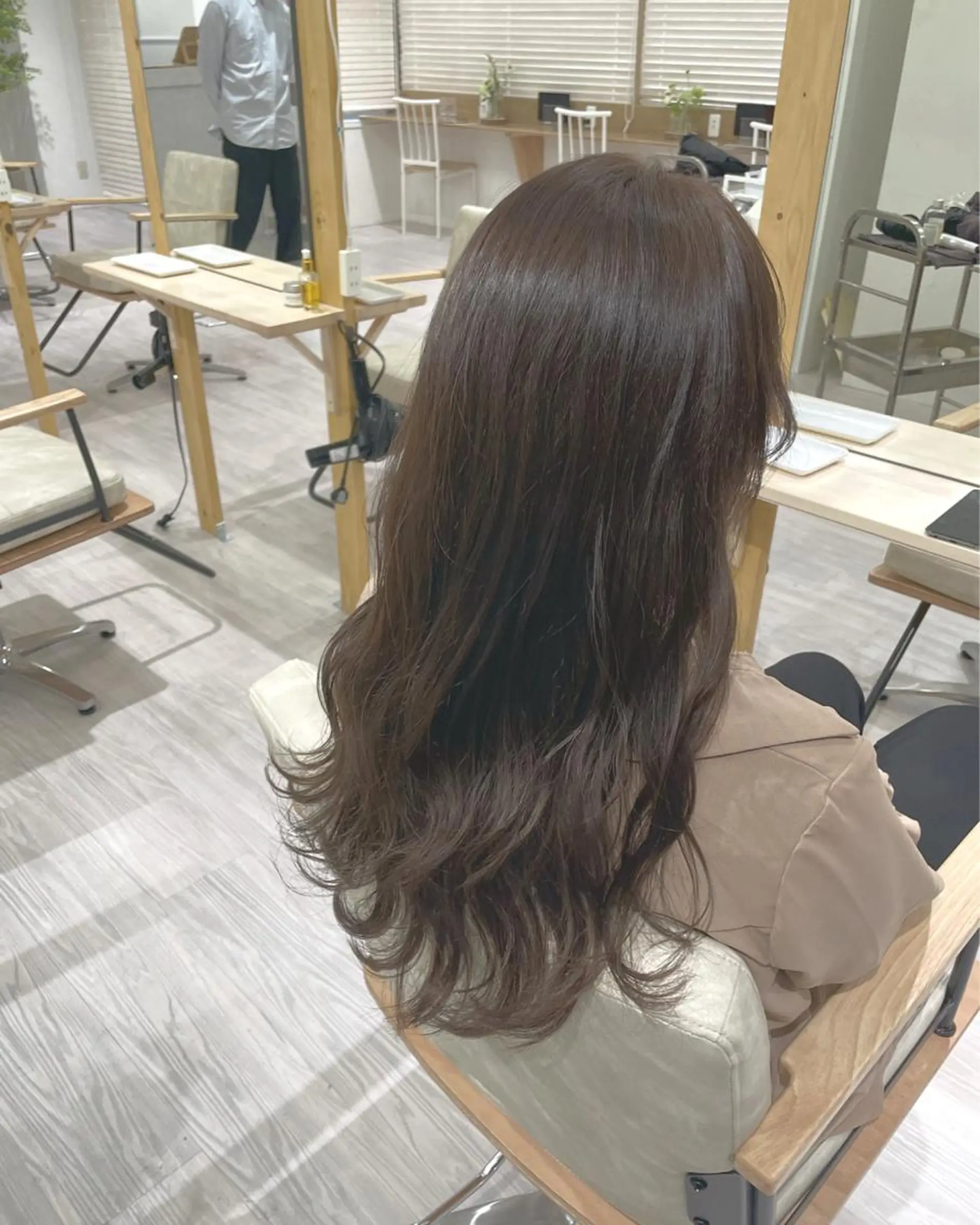 ミディアム カラー ヘアカラー トリートメント ❤︎SAKURA 【Rico】❤︎のヘアスタイル