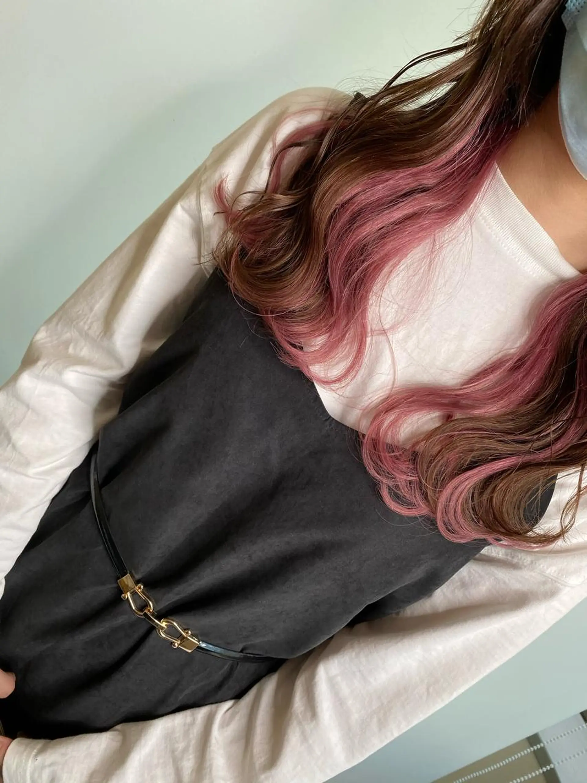 ロング カラー 髪質改善/美髪矯正/ ハイトーン Kuroのヘアスタイル