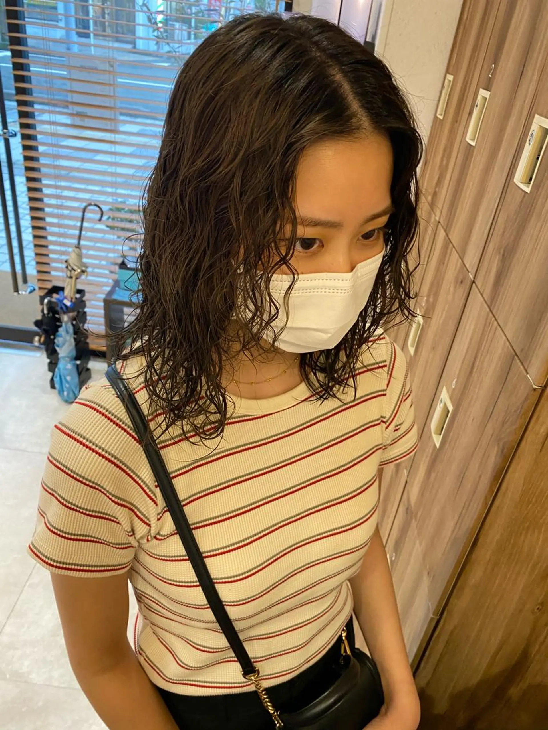 ミディアム カラー パーマ ヘアアレンジ ミディアムパーマ ヘアカラー パーマ パーマ指名No1 /namiのヘアスタイル