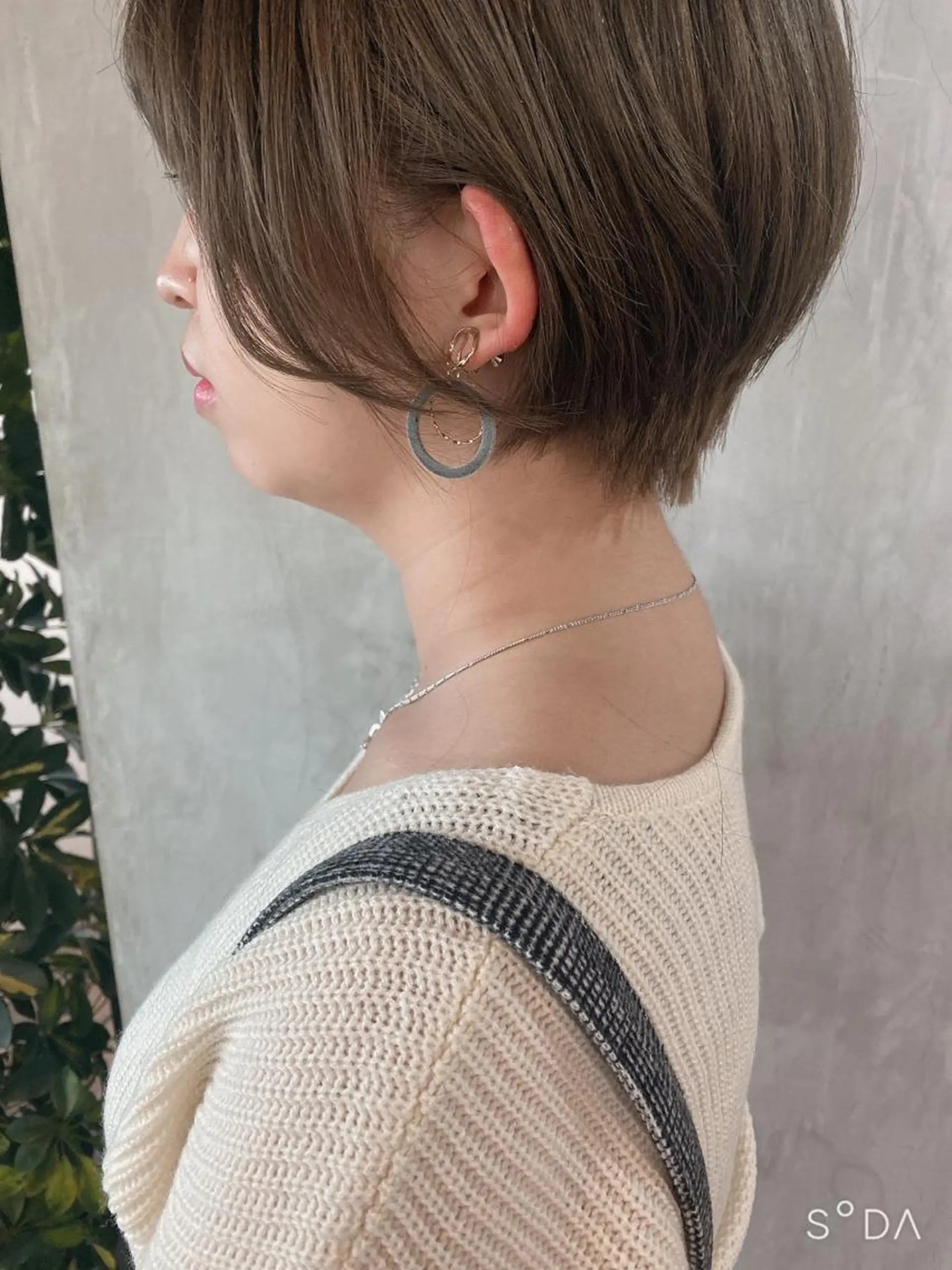 ショート カラー ヘアアレンジ ショートボブ ボブ ショートヘア stylist/蛯谷 珠里のヘアスタイル