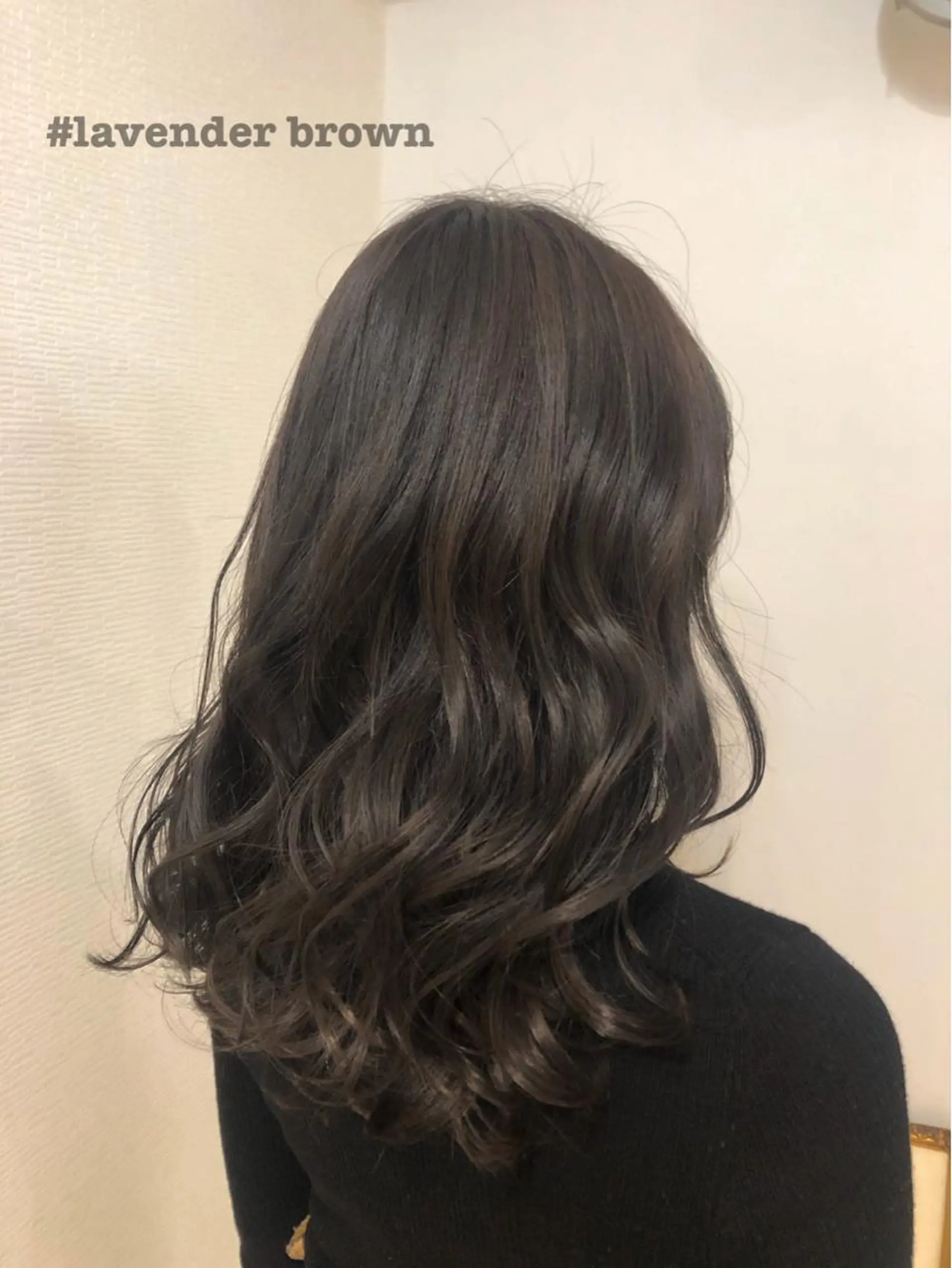 ロング カラー ブラウンカラー ラベンダーカラー 🤍中野 レオ🤍のヘアスタイル