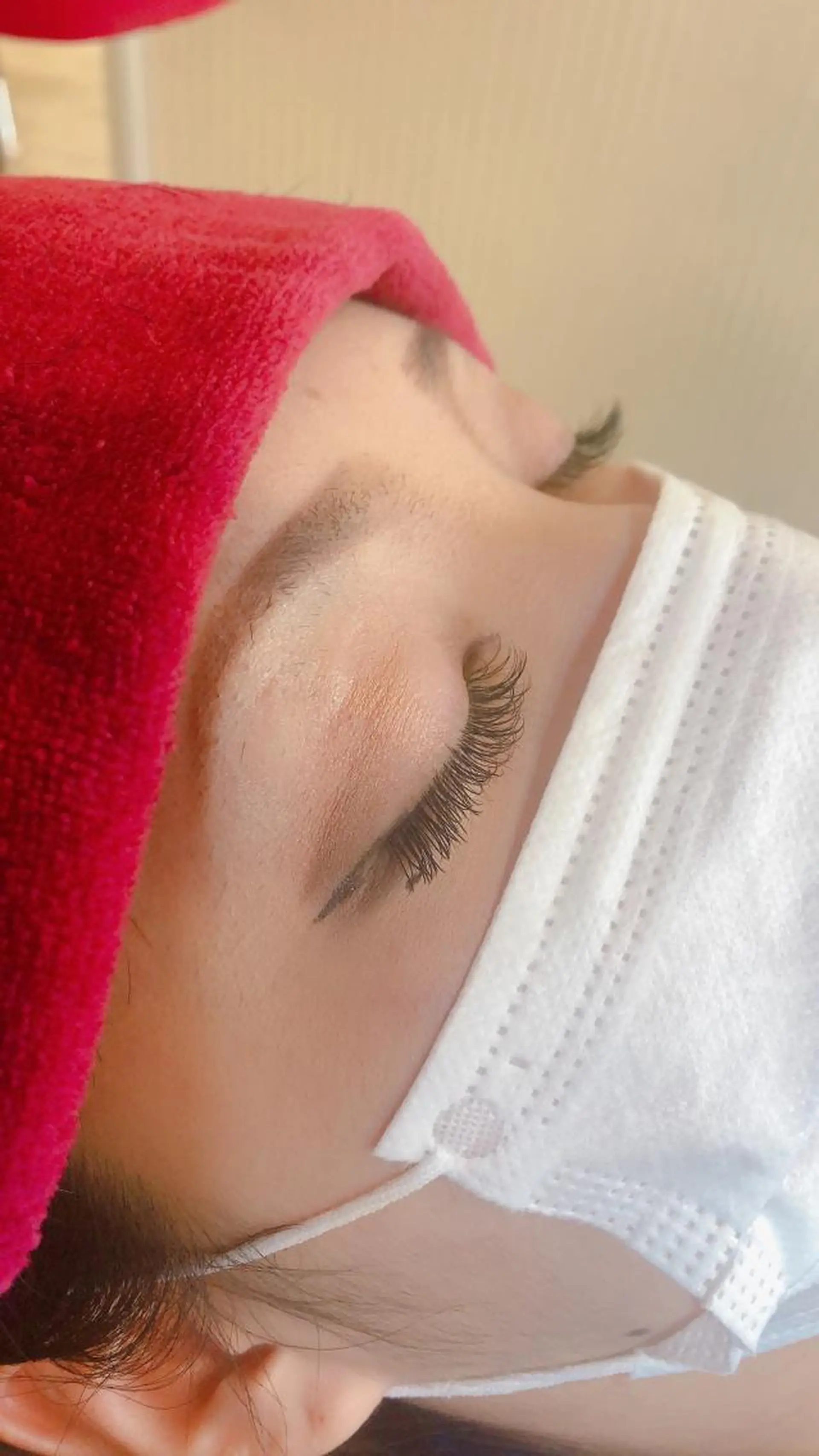 マツエク・マツパ 付け放題 フラットラッシュ 目尻長め vorne・monter所属・Vorne Monterのマツエク・マツパデザイン