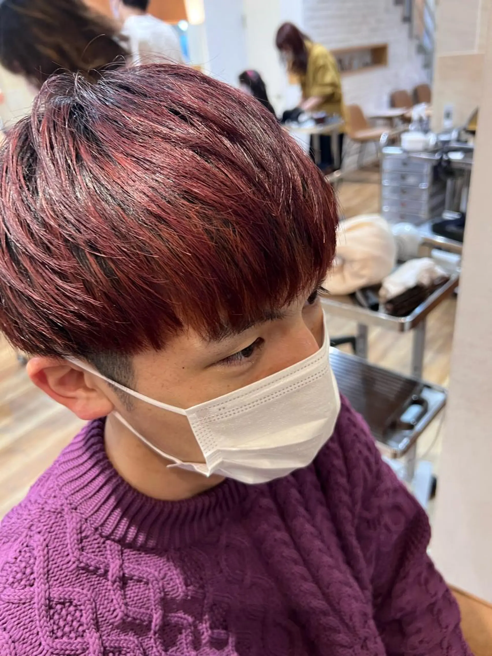 カラー メンズ しみず さくら🌸のヘアスタイル