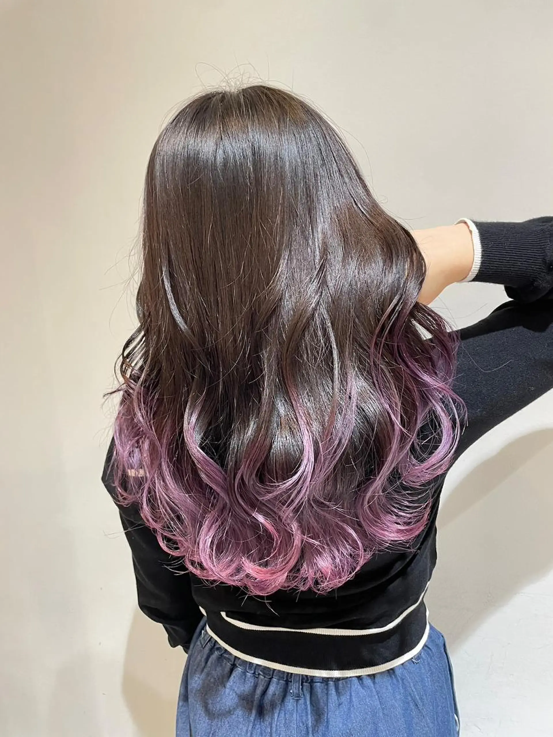 ロング ヘアカラー トリートメント 【公式】amble luxe池袋東口🩷のヘアスタイル