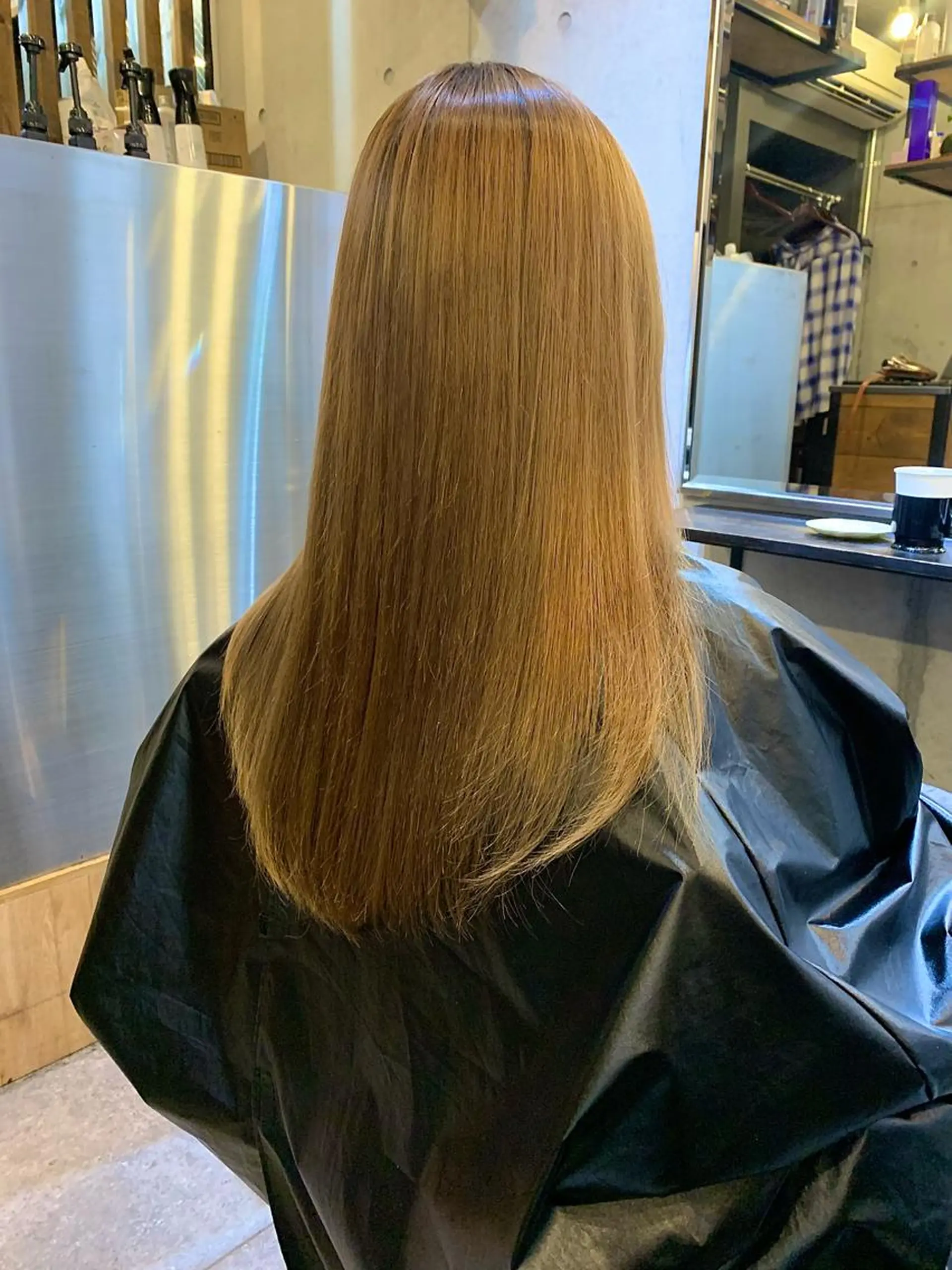 ロング 髪質改善 カット 縮毛矯正 柔らかブラウン/顔周 りレイヤー♡ユウシのヘアスタイル