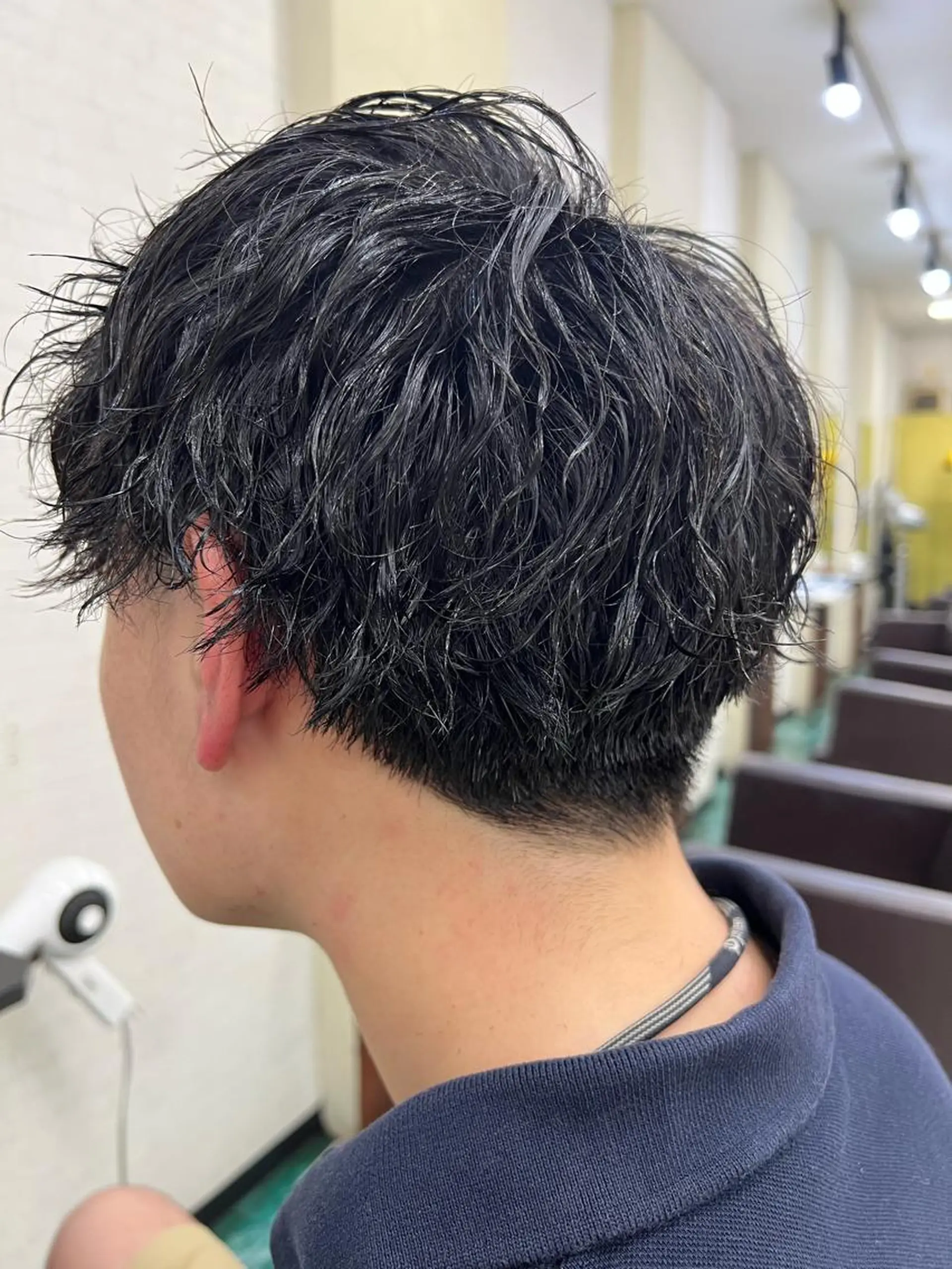 ショート パーマ メンズ カット パーマ hair salon Liebe東久留米店所属・Hair salon Liebe RYOのヘアスタイル