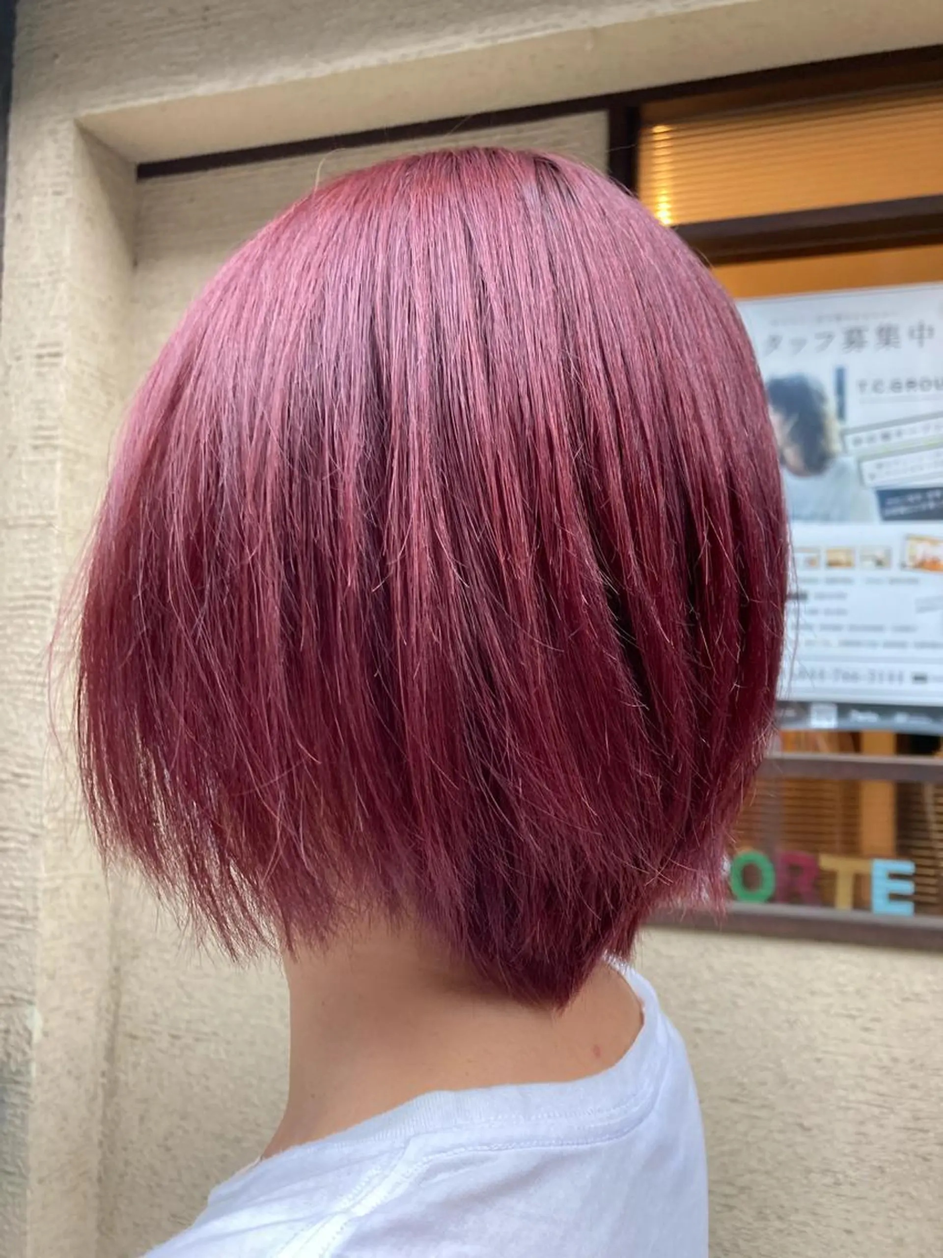 カラー レッドカラー Porte所属・疋田(ひきた)真由 🐶東京/都立大学のヘアスタイル