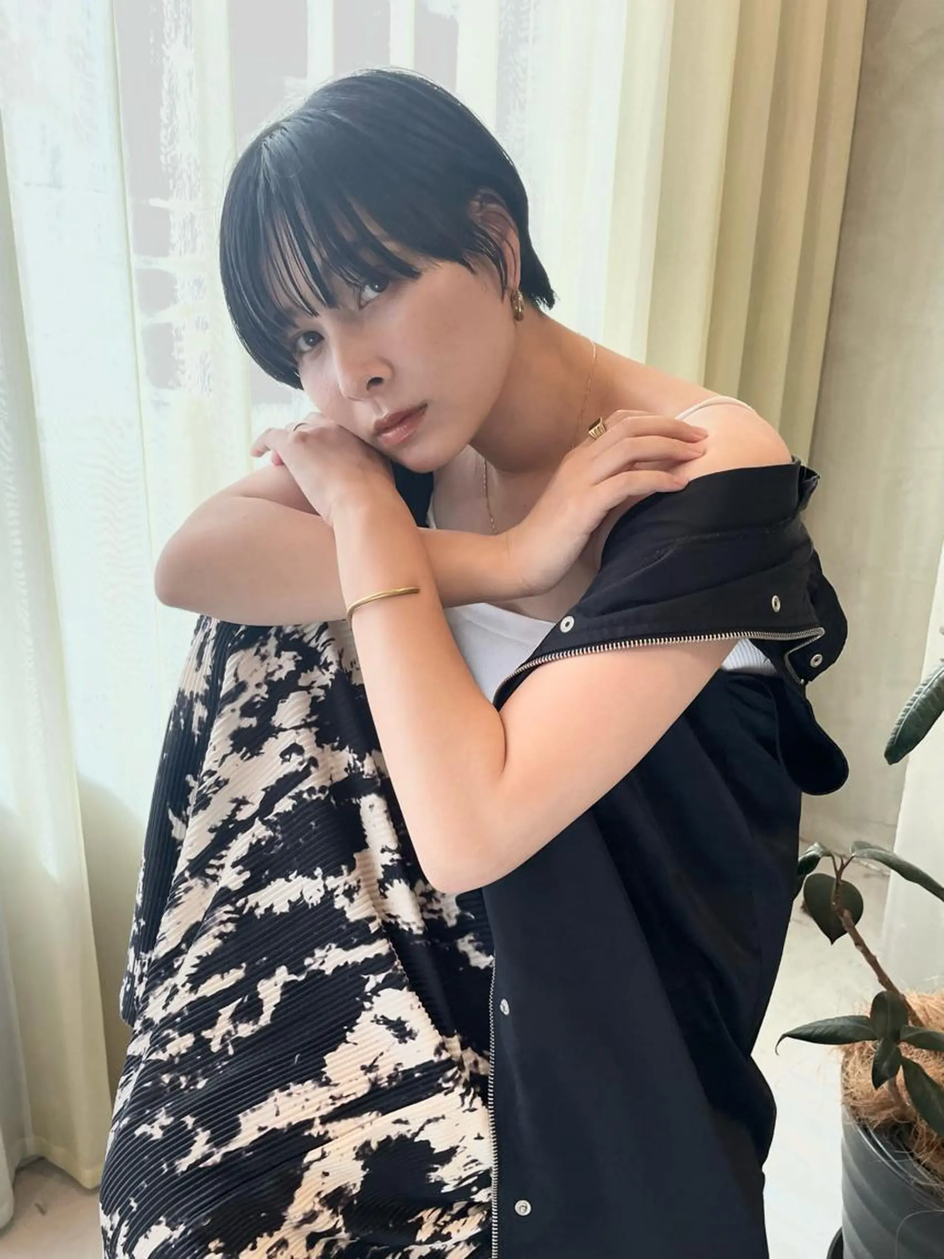 ショート カラー カット トリートメント ショート/ボブ/ 心斎橋/宮脇美奈のヘアスタイル