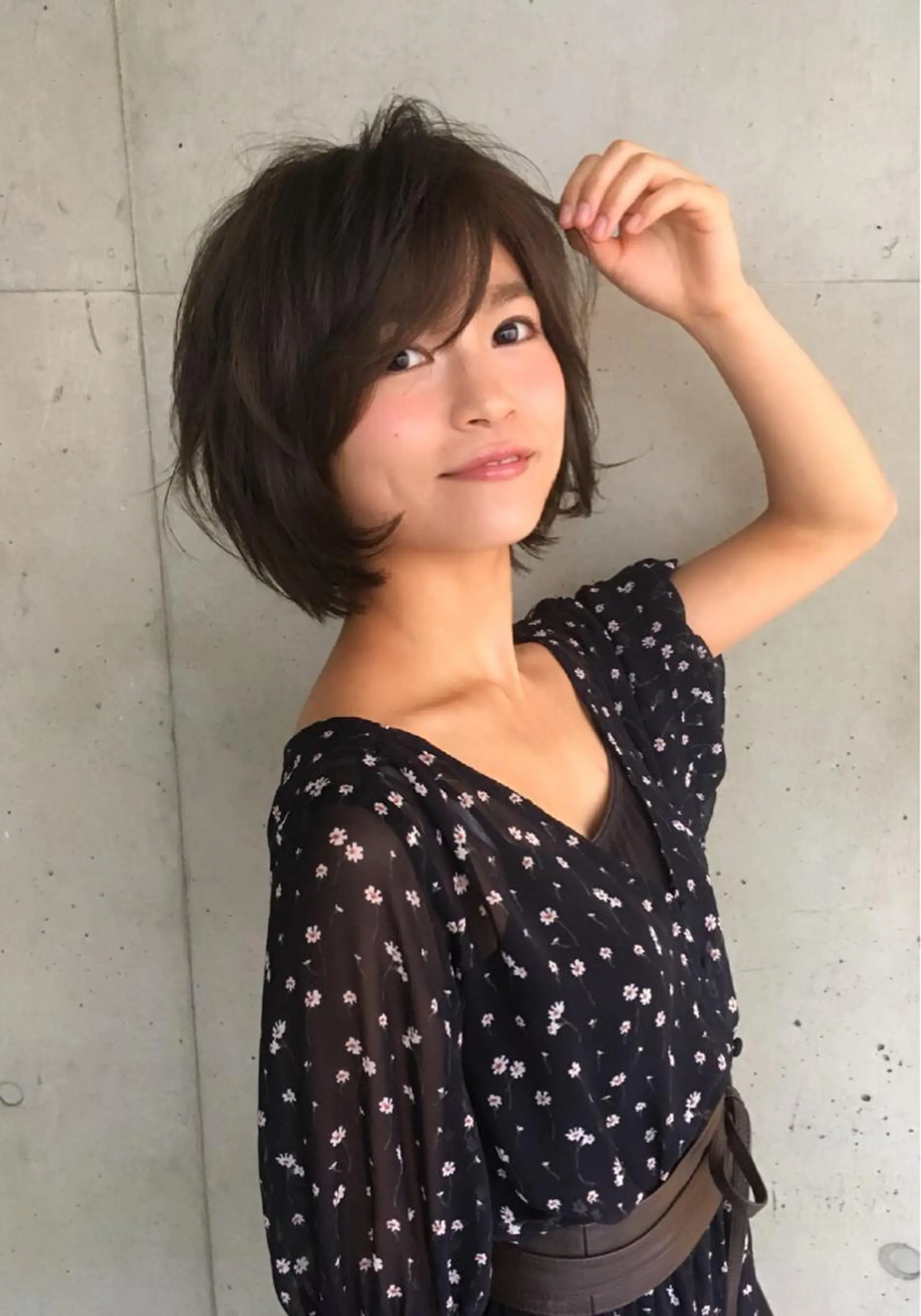 ショート カラー アッシュ アッシュグレー 透明感カラー Lumderica(ラムデリカ)所属・横浜/元町/石川町 ラムデリカYUKAのヘアスタイル